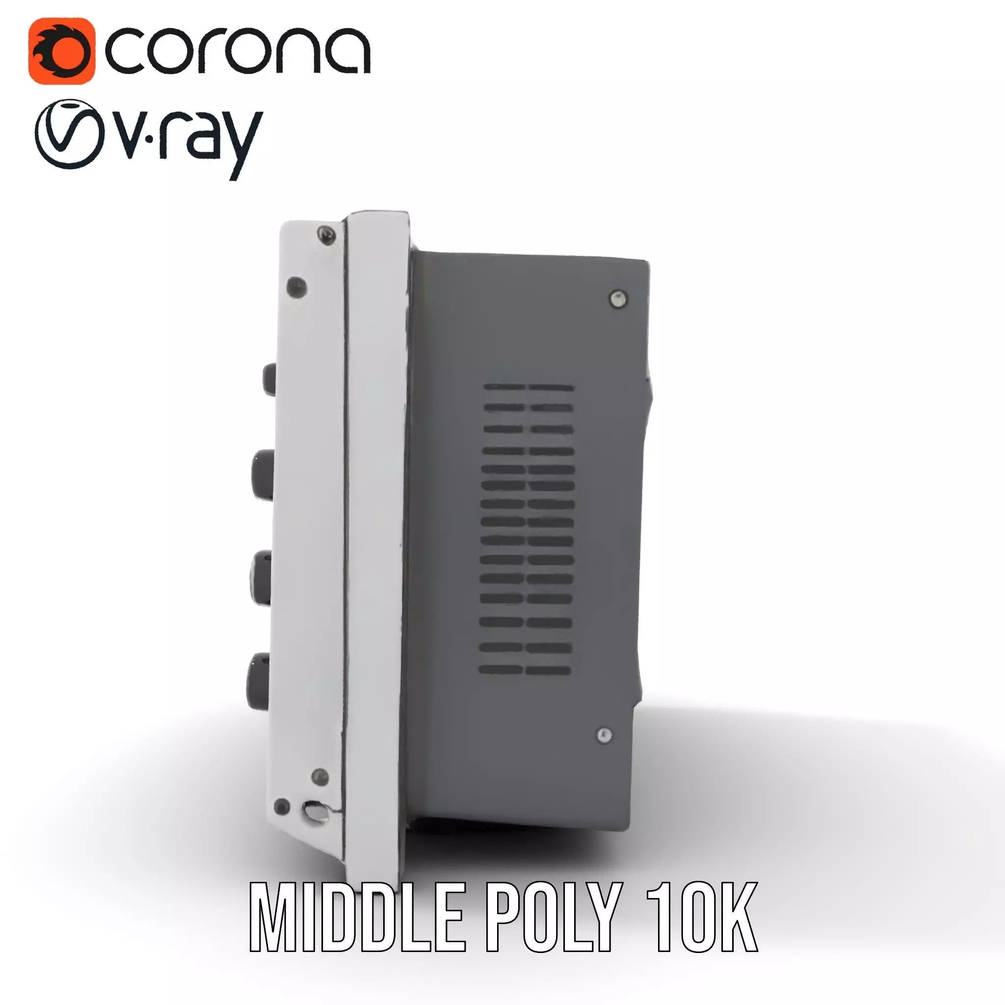 Professional Audio Control Interface model pack Low-poly 3D model_9