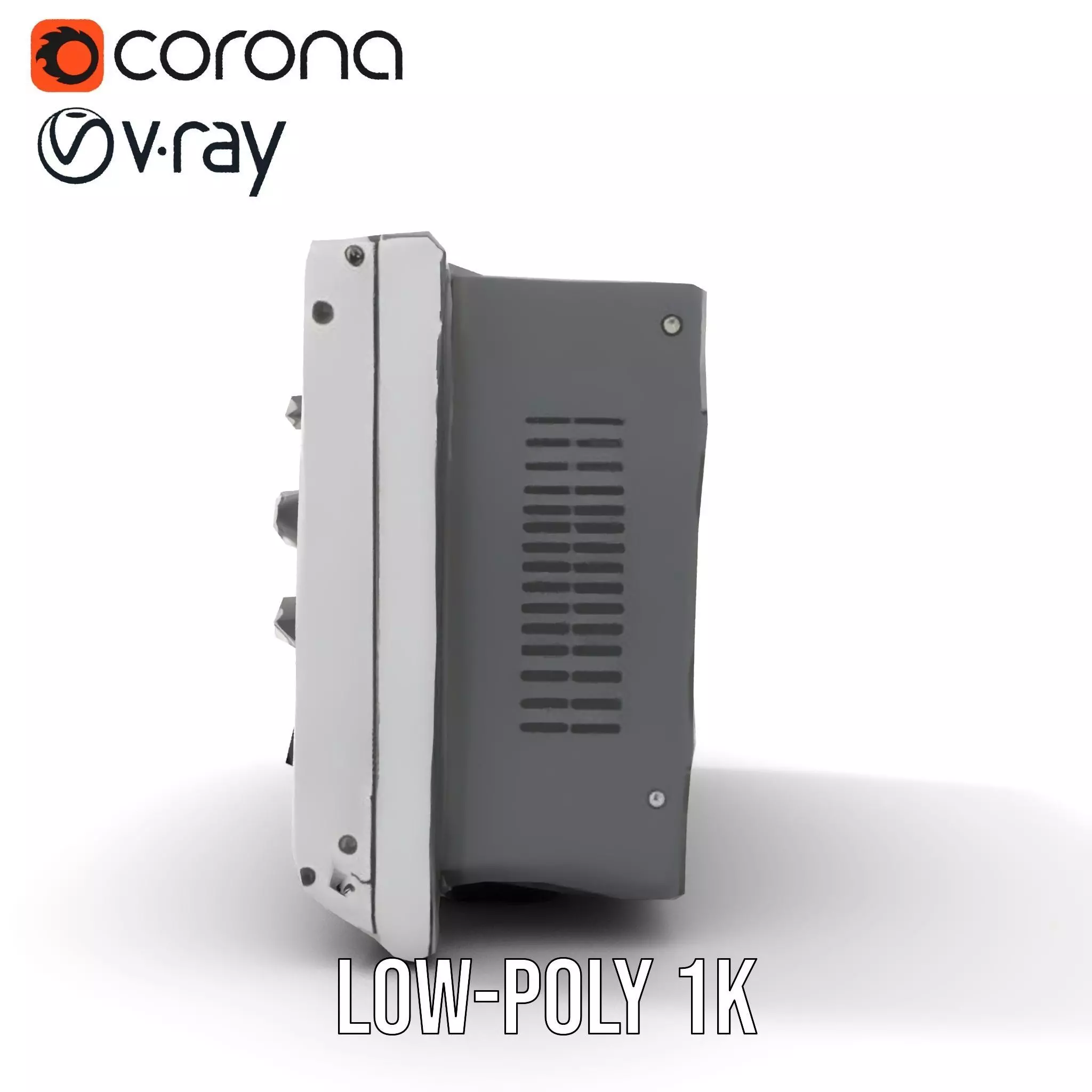 Professional Audio Control Interface model pack Low-poly 3D model_10