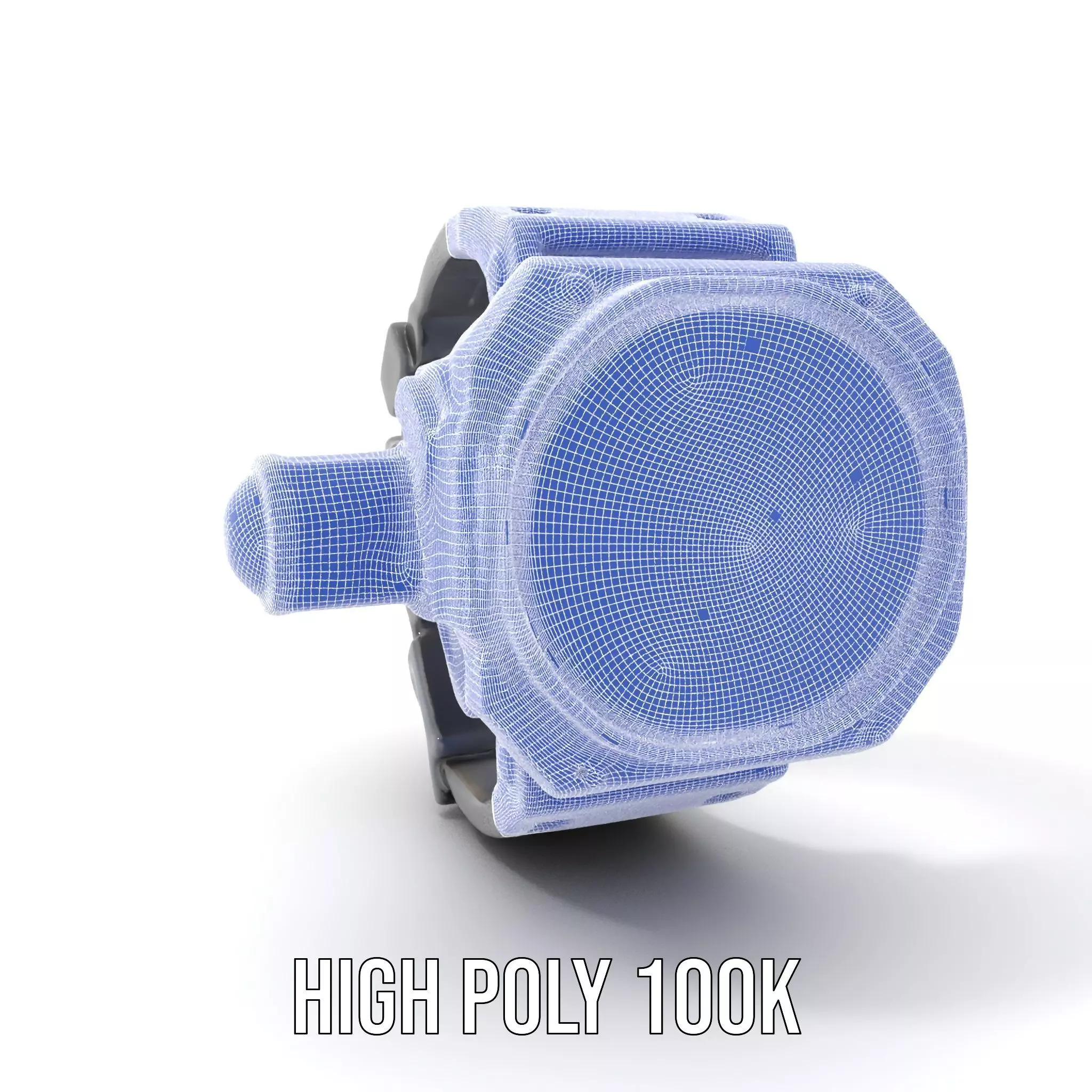 Futuristic Digital Watch Model Pack Low-poly 3D model_4