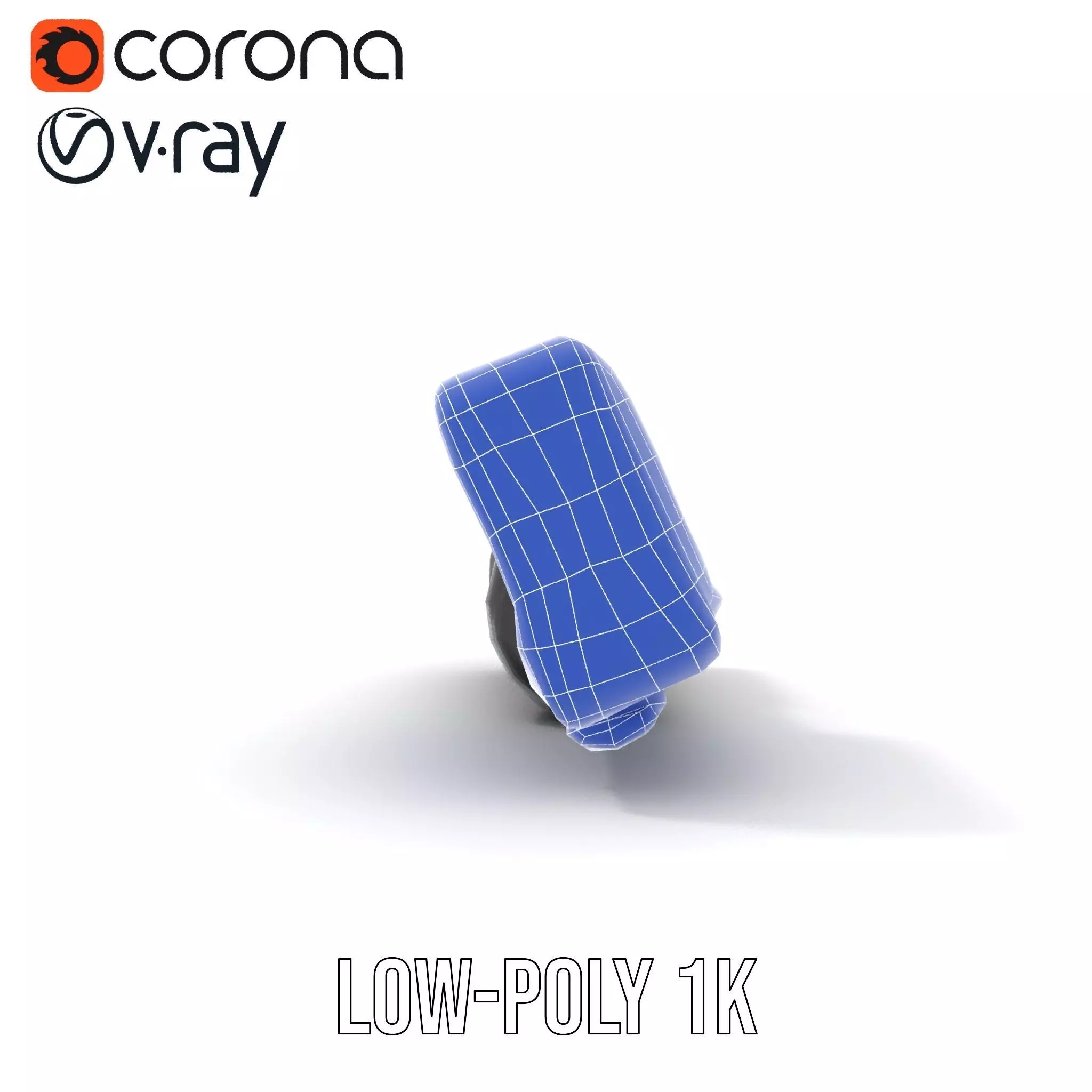 Futuristic Tactical Scope Model Pack Low-poly 3D model_29