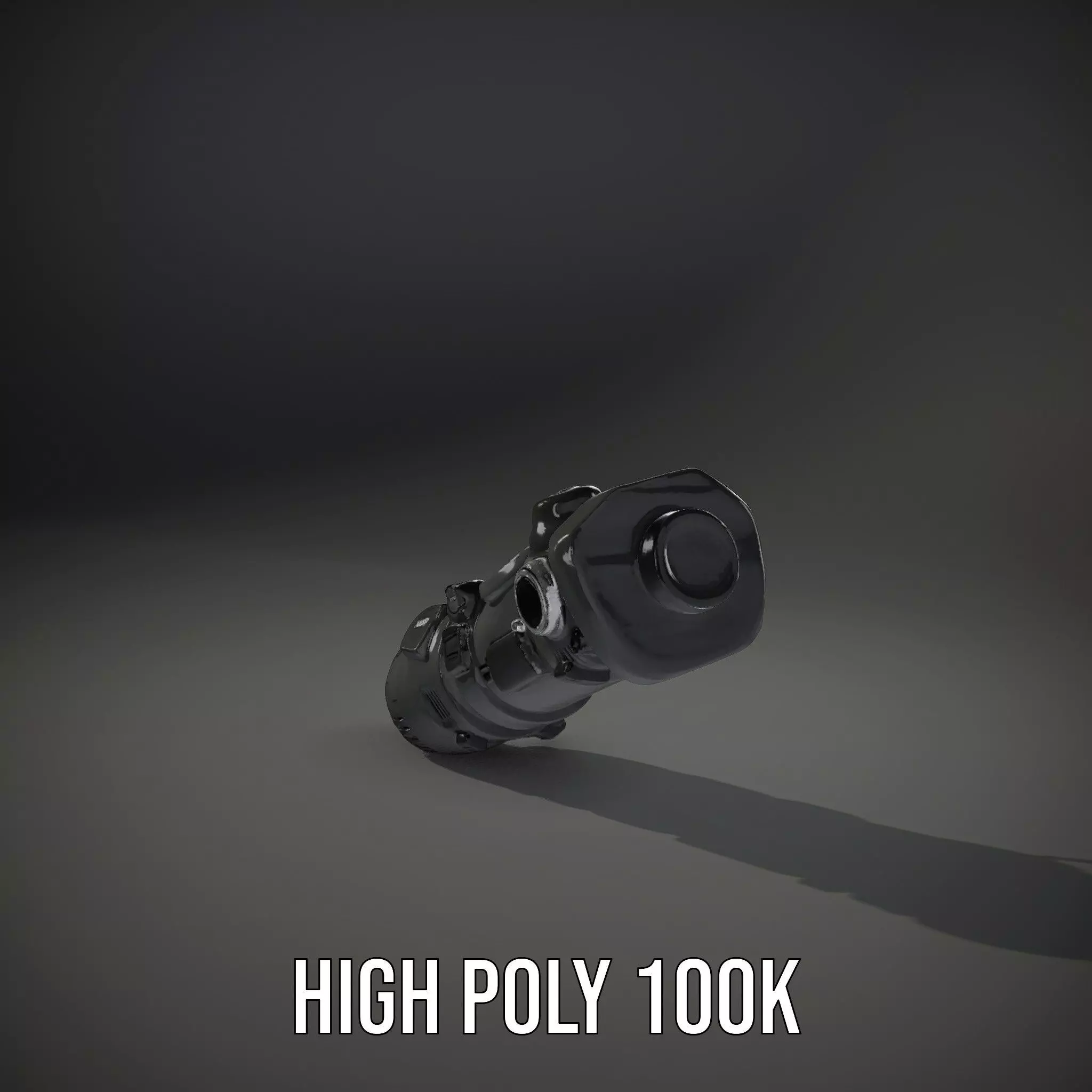 Futuristic Gadget Model Pack with Digital Interface Low-poly 3D model_10