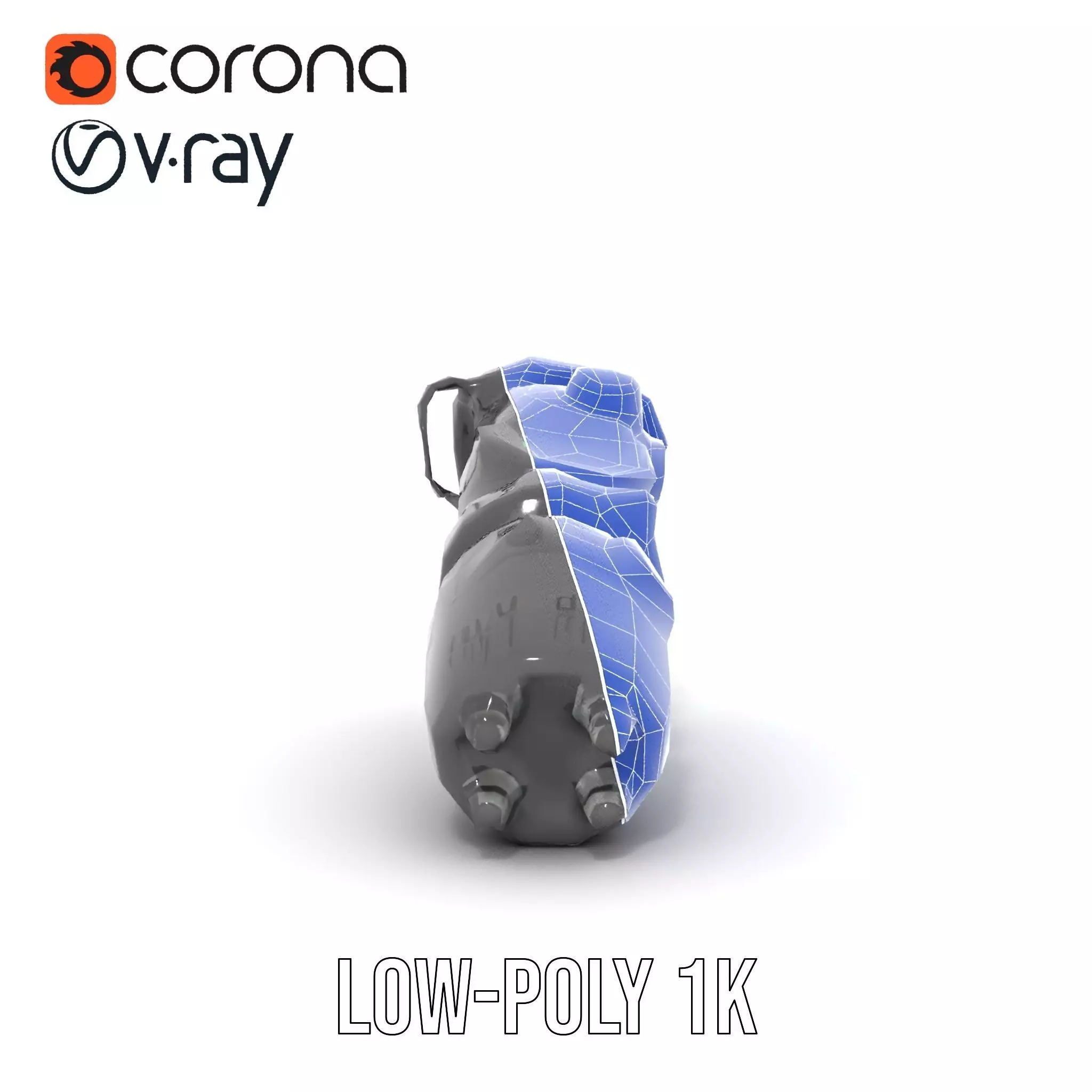 Futuristic Gadget Model Pack with Digital Interface Low-poly 3D model_31