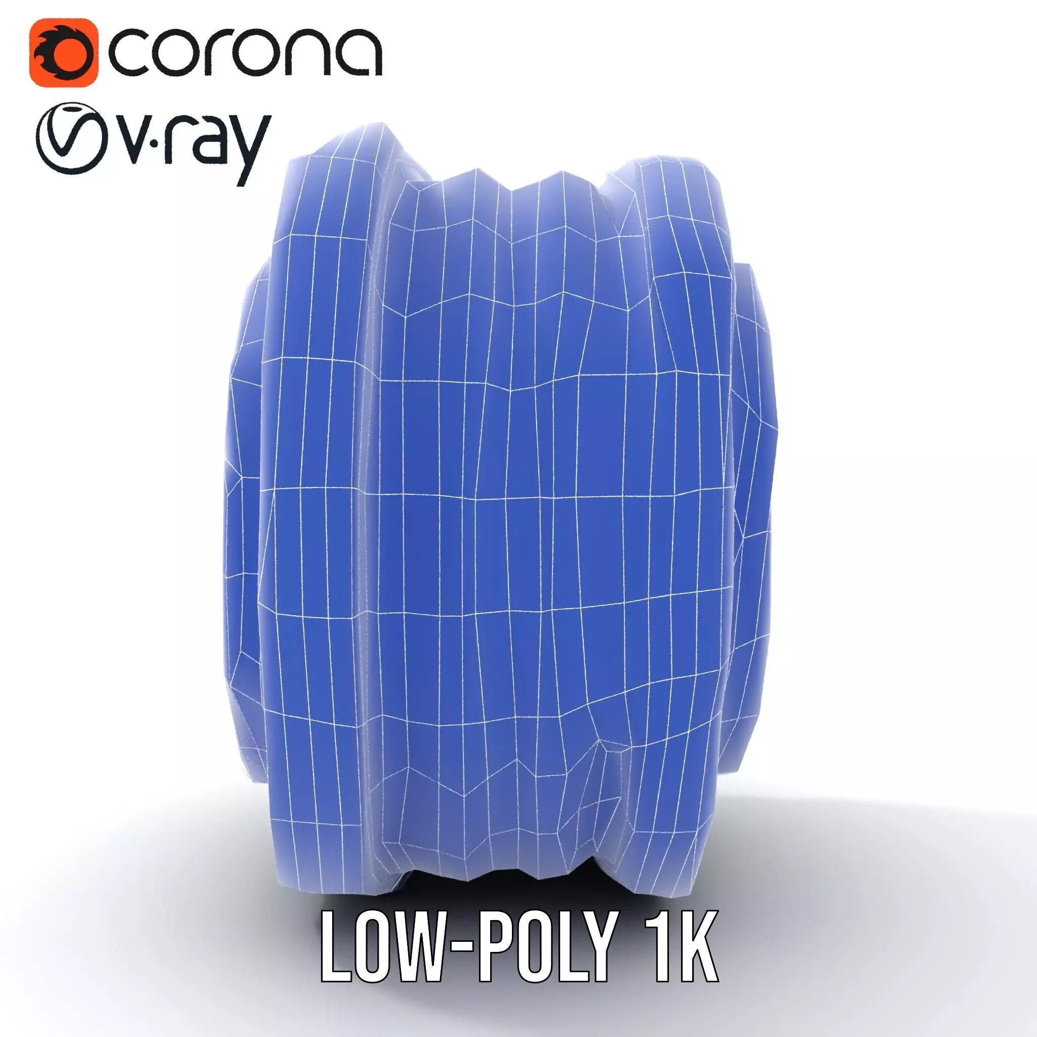 Futuristic Energy Core model pack with glowing accents Low-poly 3D model_13