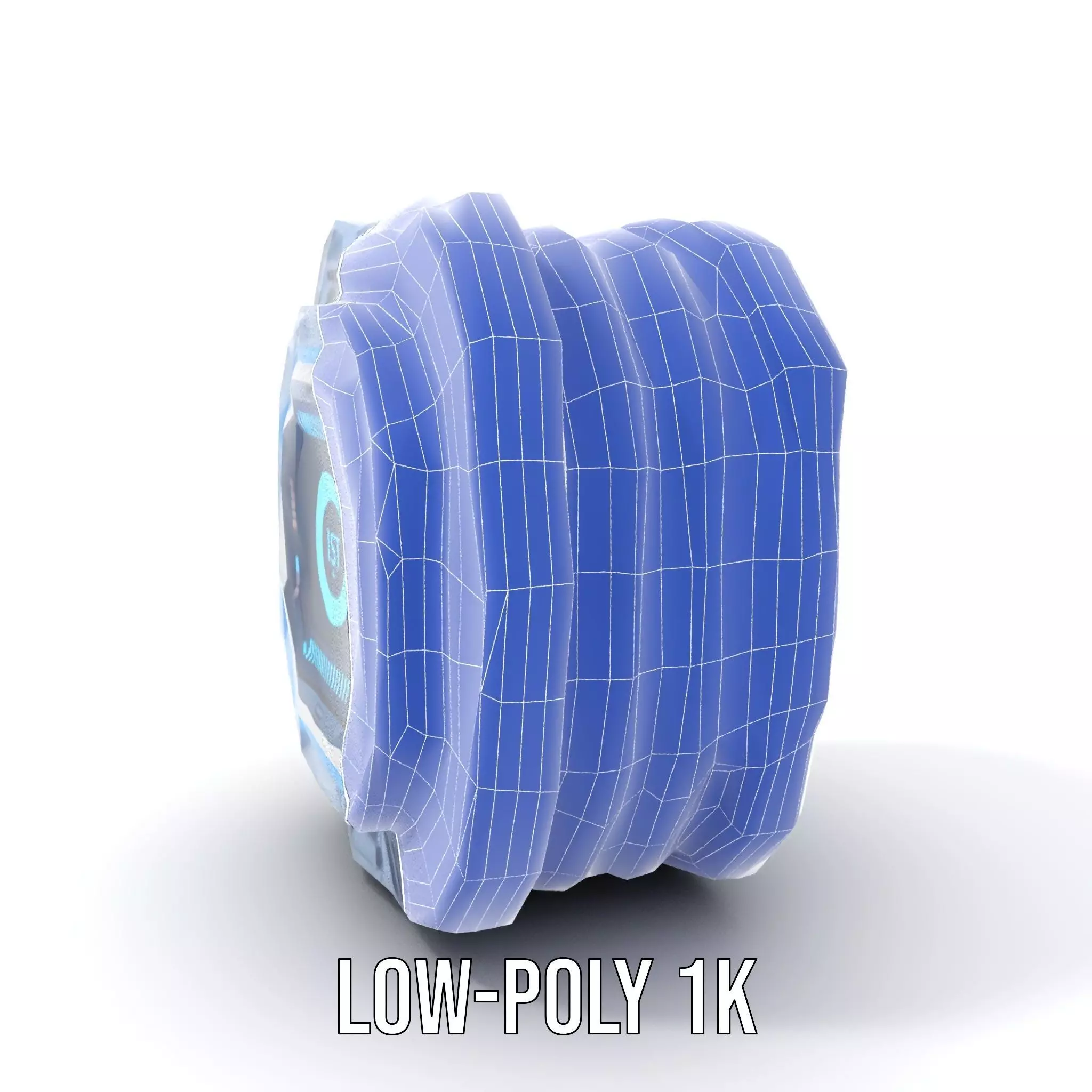Futuristic Energy Core model pack with glowing accents Low-poly 3D model_22