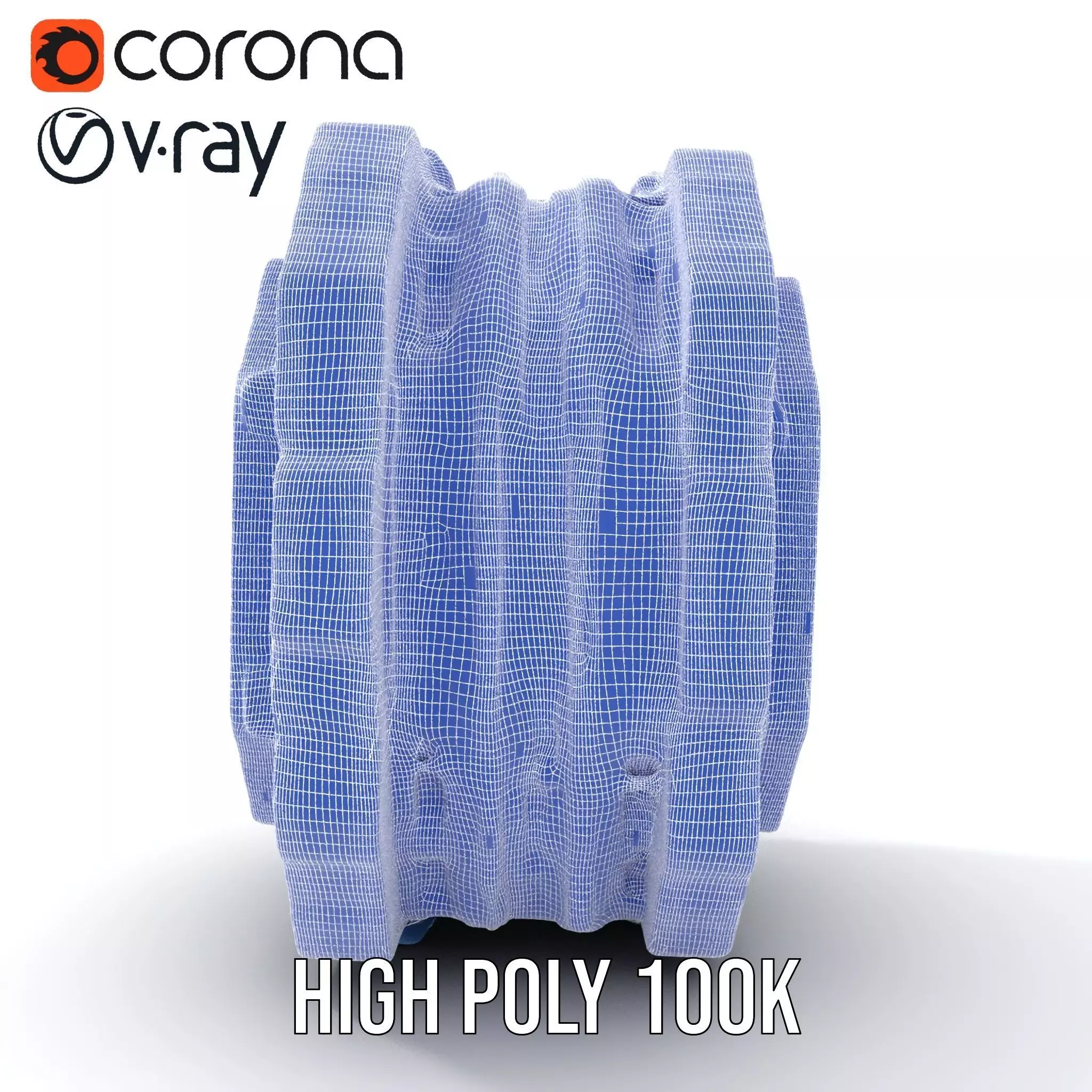 Futuristic Energy Core model pack with glowing accents Low-poly 3D model_34