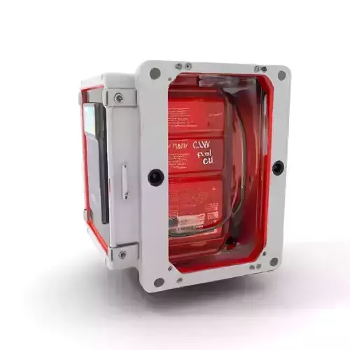 Futuristic Energy Cell Module Model Pack Low-poly 3D model