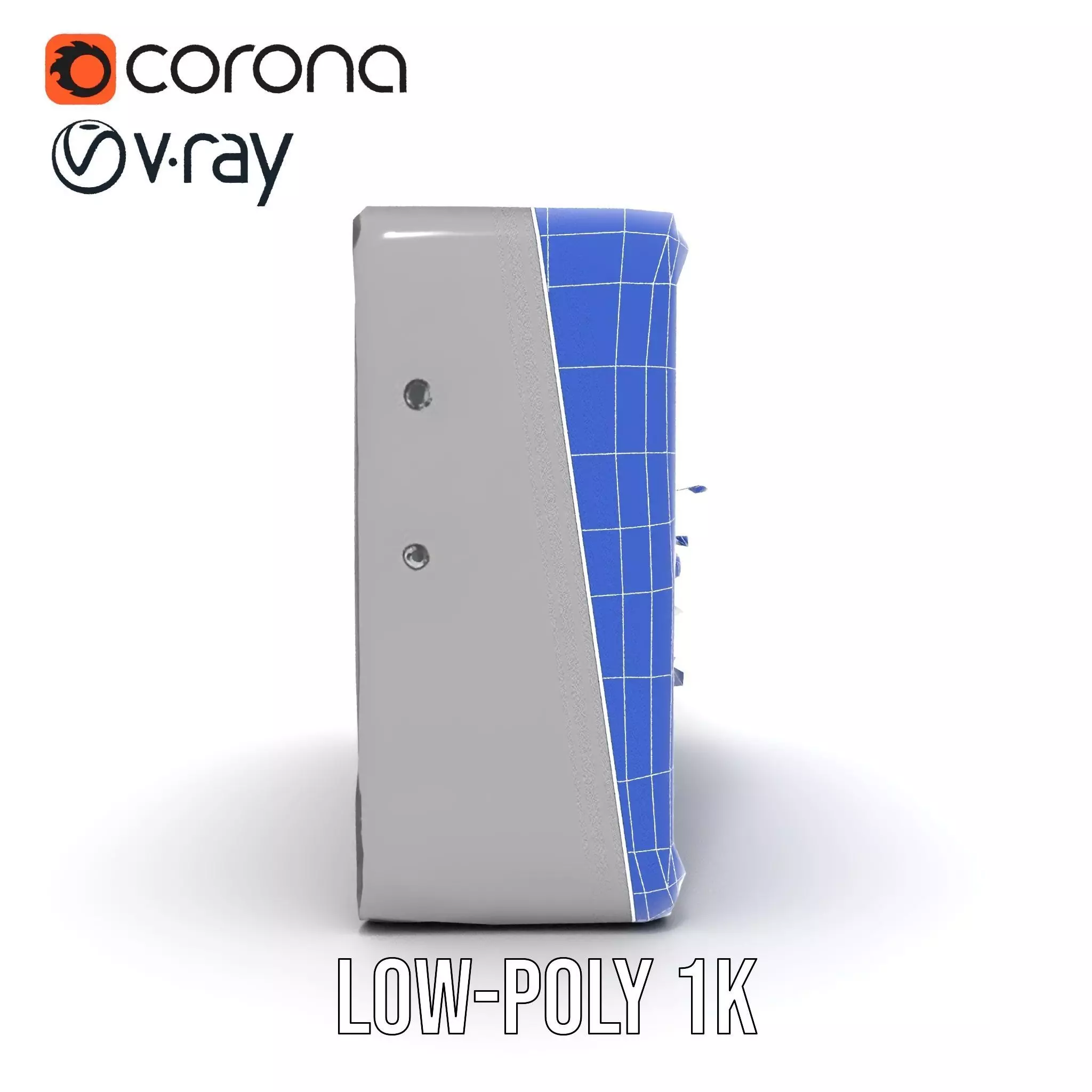 MKIII Audio Controller model pack with detailed interface Low-poly 3D model_28