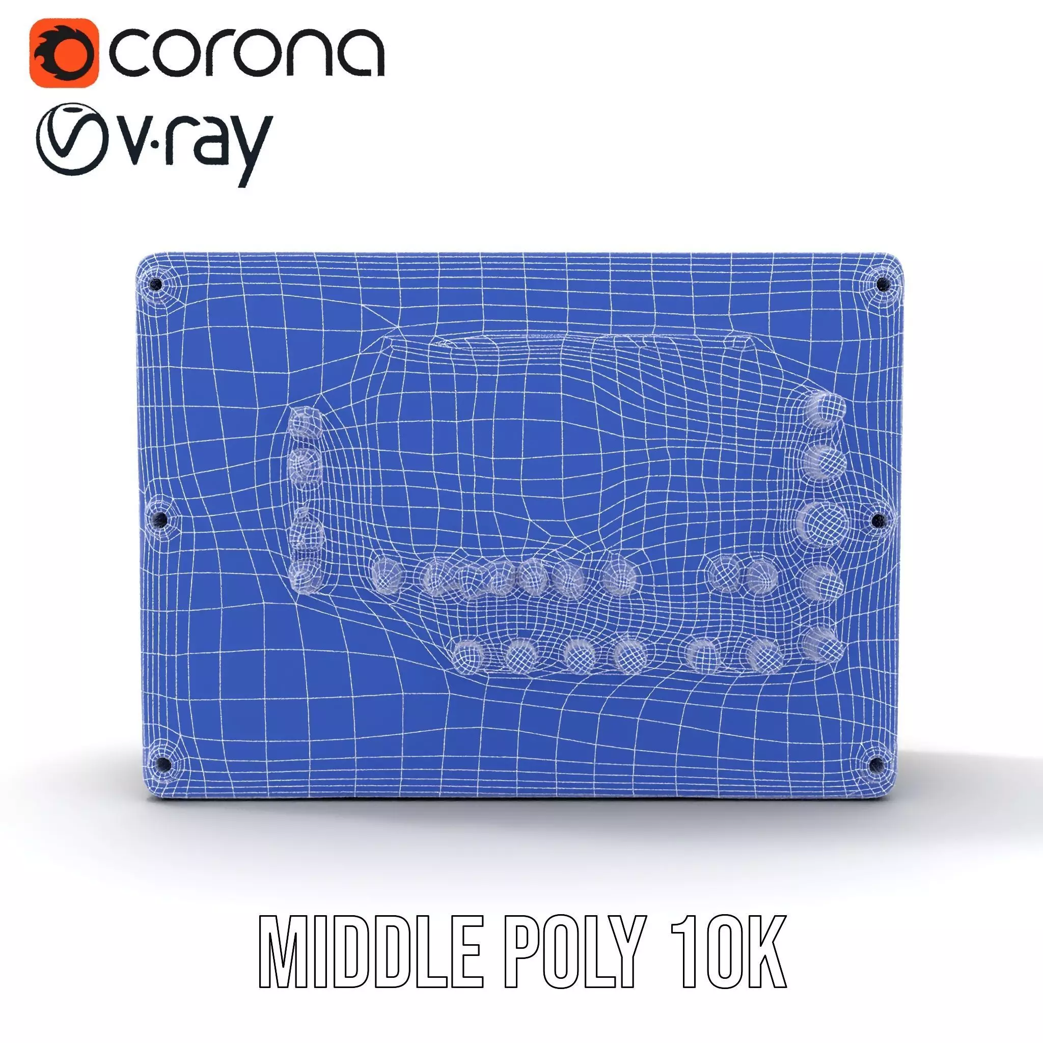 MKIII Audio Controller model pack with detailed interface Low-poly 3D model_24