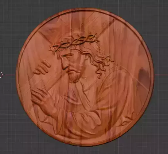 Jesus Carrying the Cross Religious Spiritual Relief STL