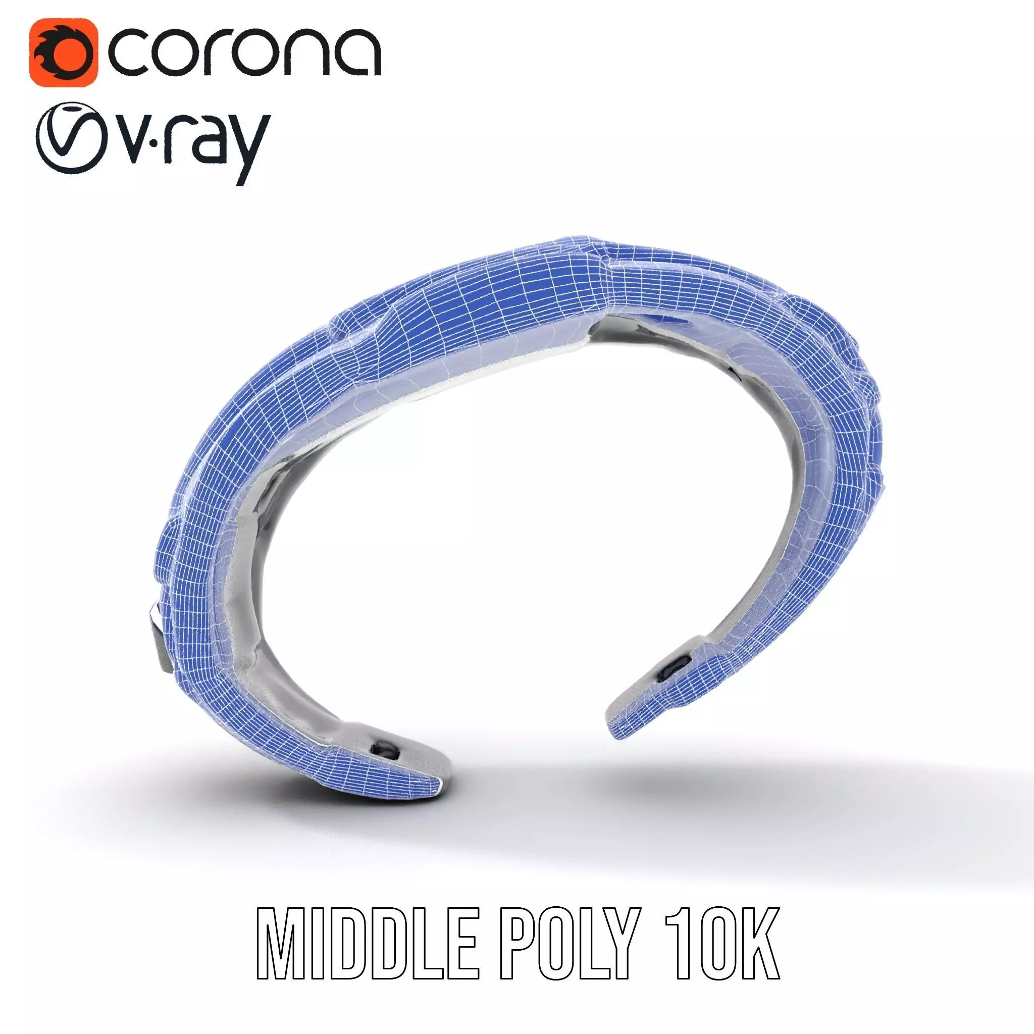 Futuristic Smartwatch with Holographic Display model pack Low-poly 3D model_24