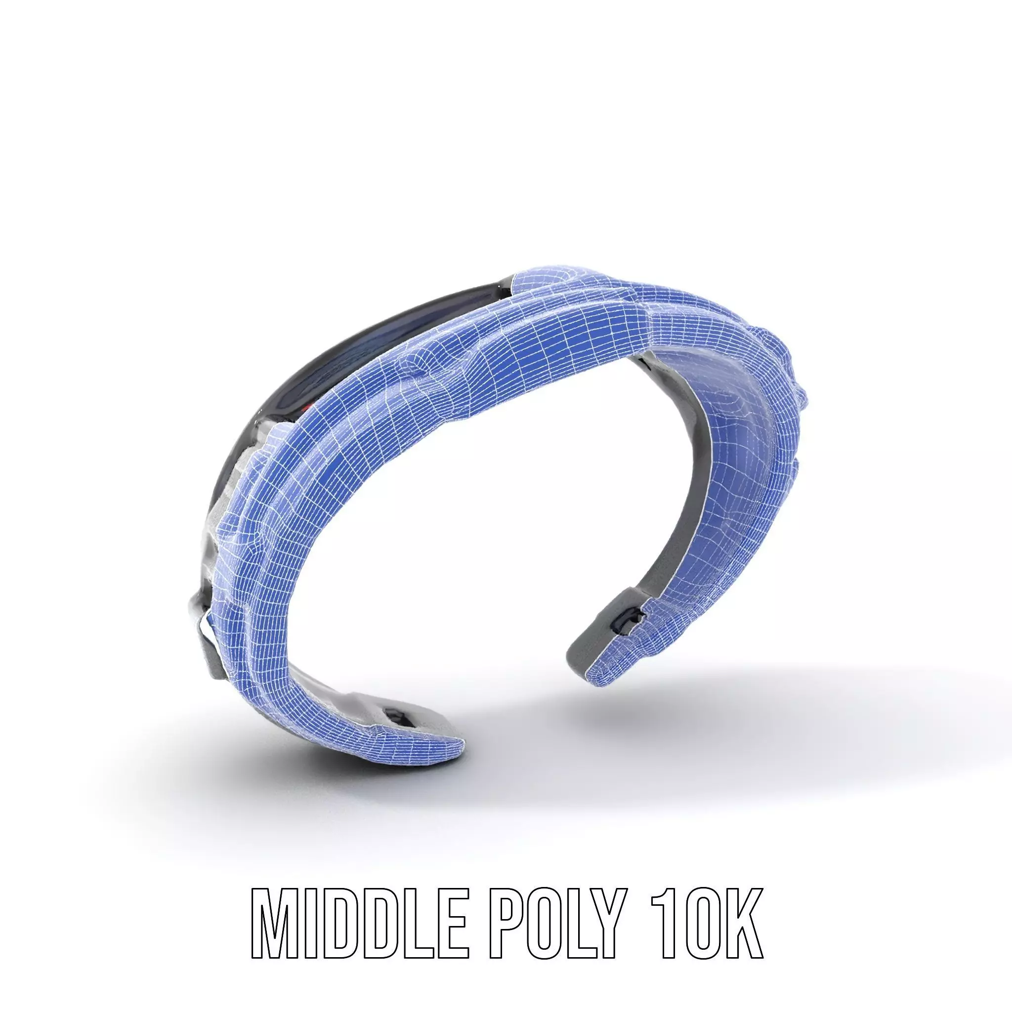 Futuristic Smartwatch with Holographic Display model pack Low-poly 3D model_27