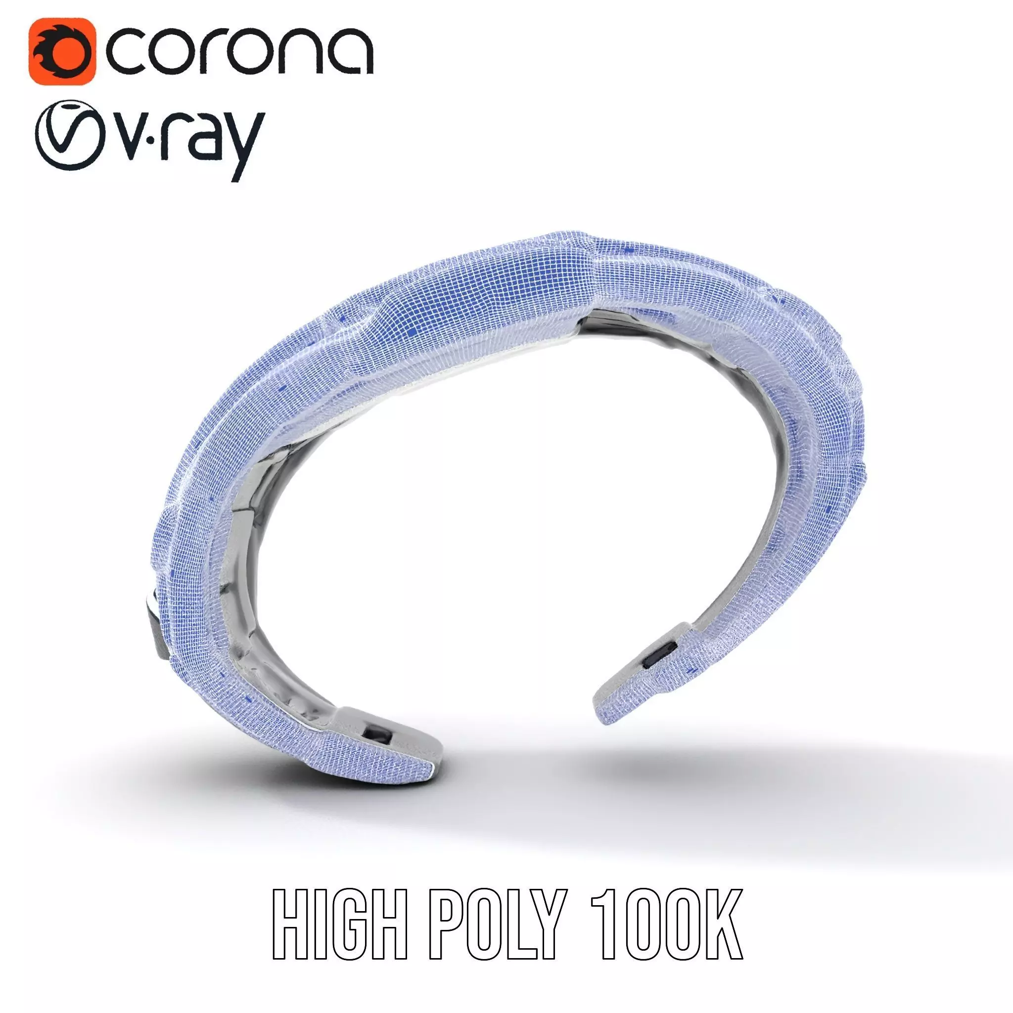 Futuristic Smartwatch with Holographic Display model pack Low-poly 3D model_32