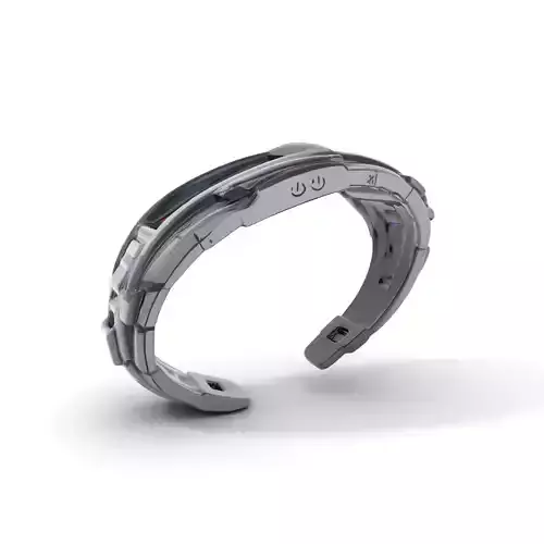 Futuristic Smartwatch with Holographic Display model pack Low-poly 3D model