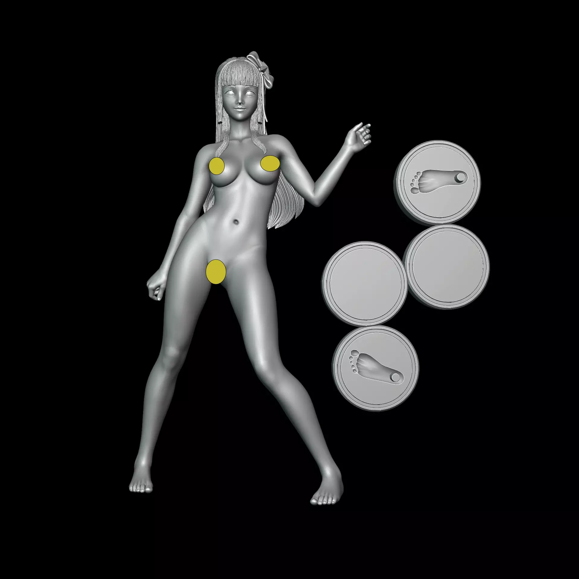 Asamiya Athena 3D print model_5