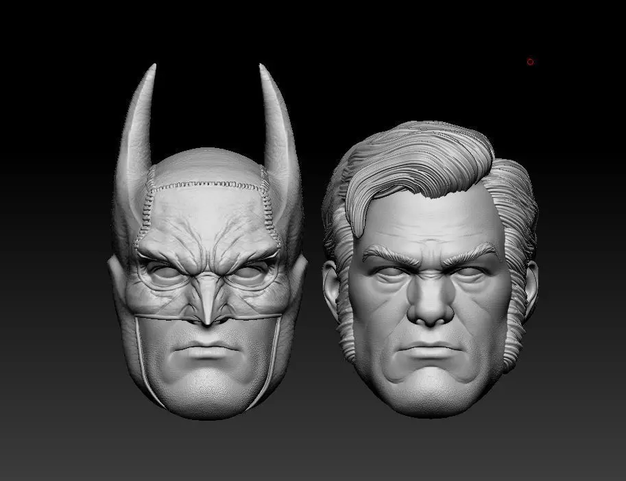 Batman Gotham by Gaslight Headsculpt for Action Figures 3D print model_0