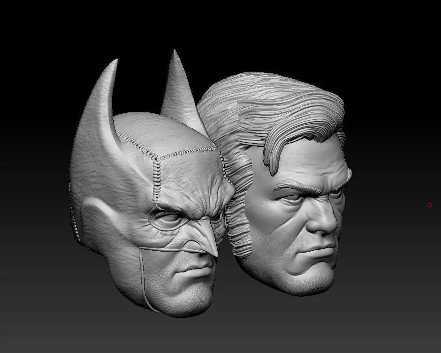 Batman Gotham by Gaslight Headsculpt for Action Figures 3D print model_1