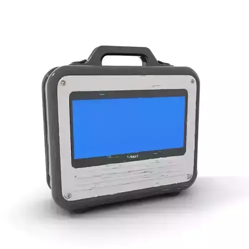 Portable Power Station Model Pack with LCD Display Low-poly 3D model