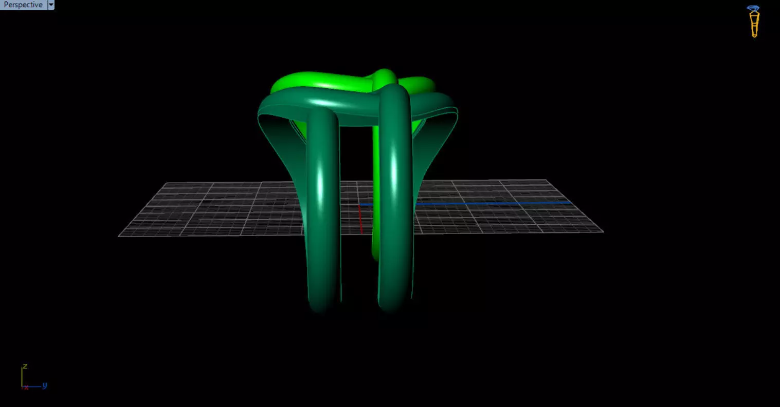 minimal knot ring 3D print model_15