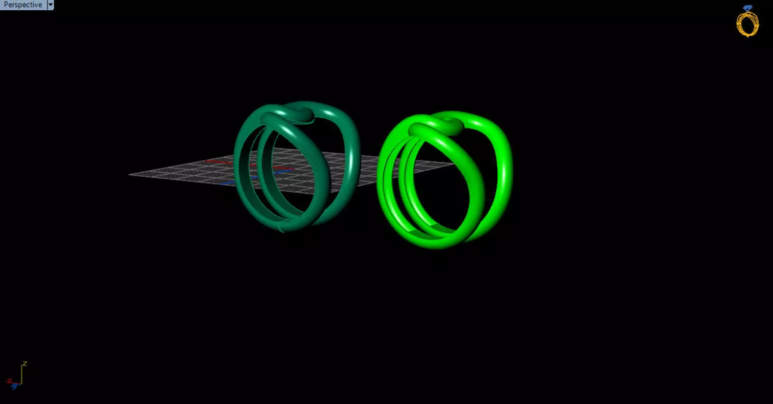 minimal knot ring 3D print model_49