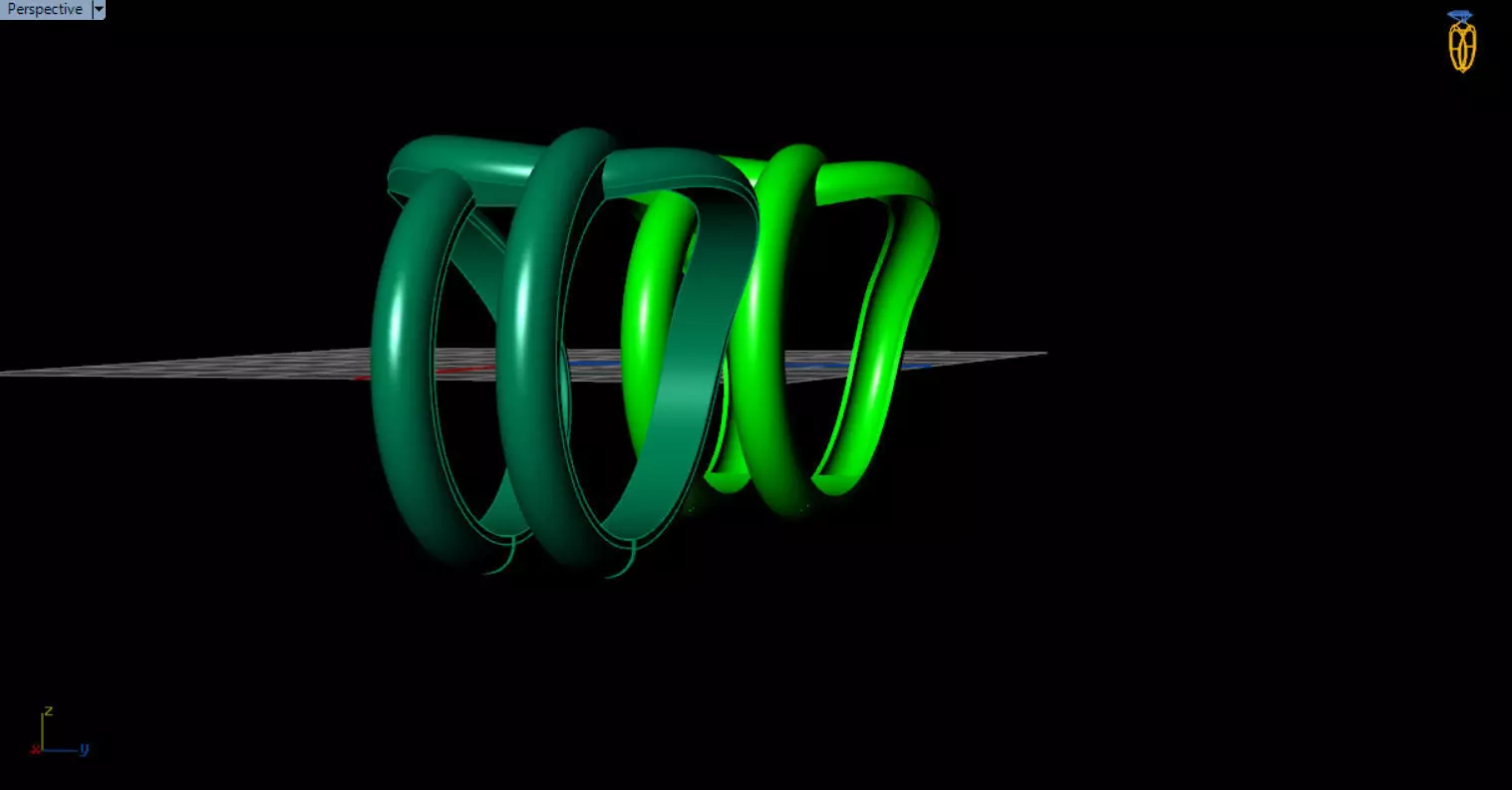 minimal knot ring 3D print model_16