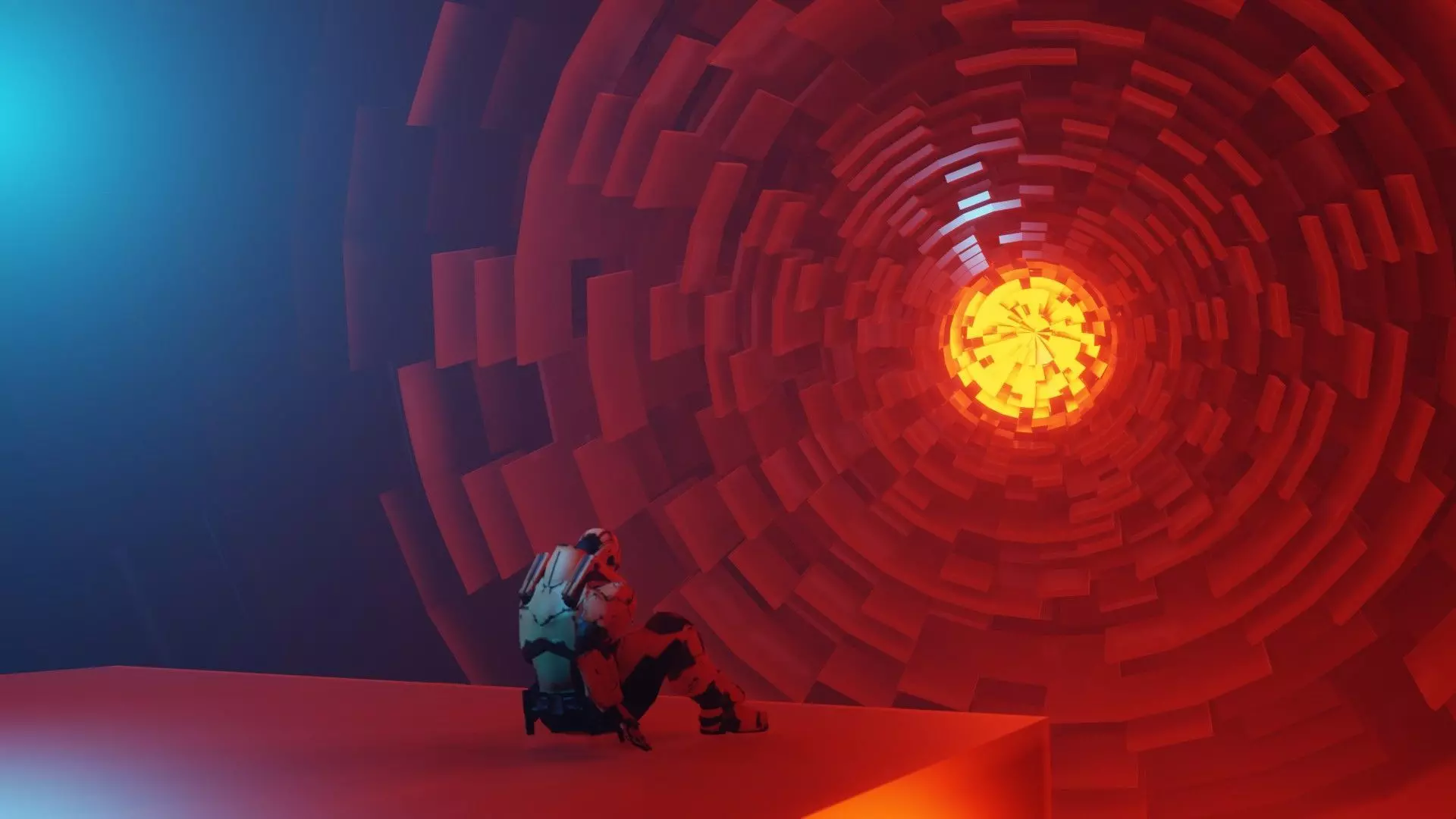 Exterior Sci-Fi Environment Animation 3D model_3