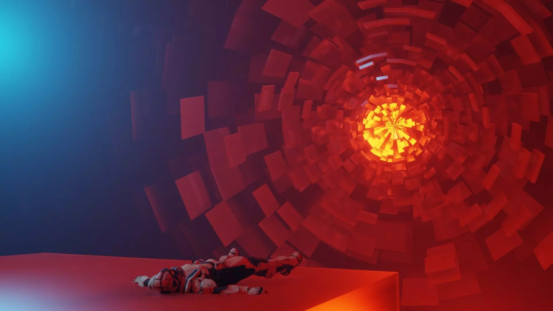 Exterior Sci-Fi Environment Animation 3D model_0