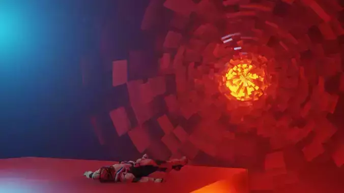 Exterior Sci-Fi Environment Animation 3D model