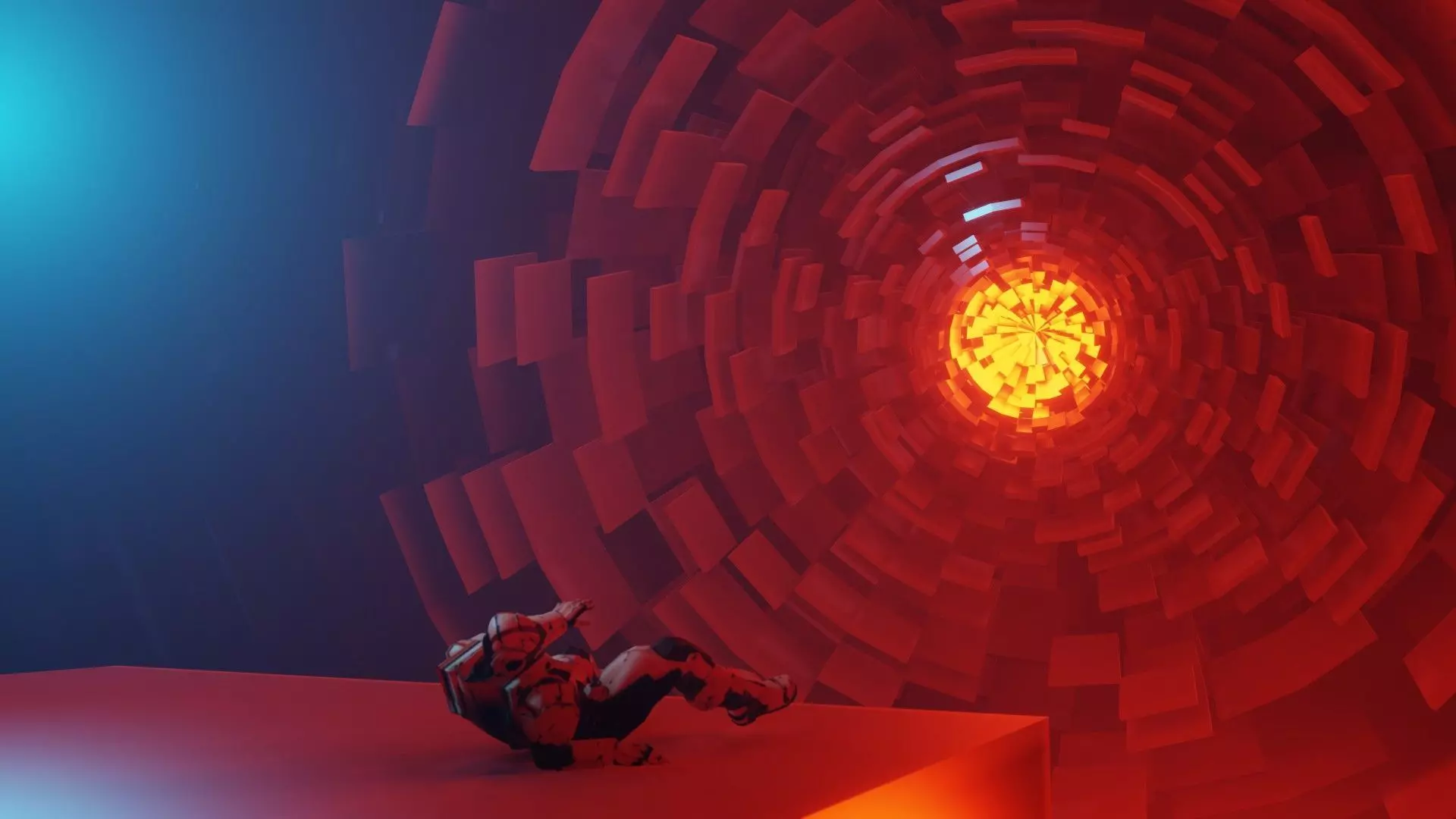 Exterior Sci-Fi Environment Animation 3D model_2