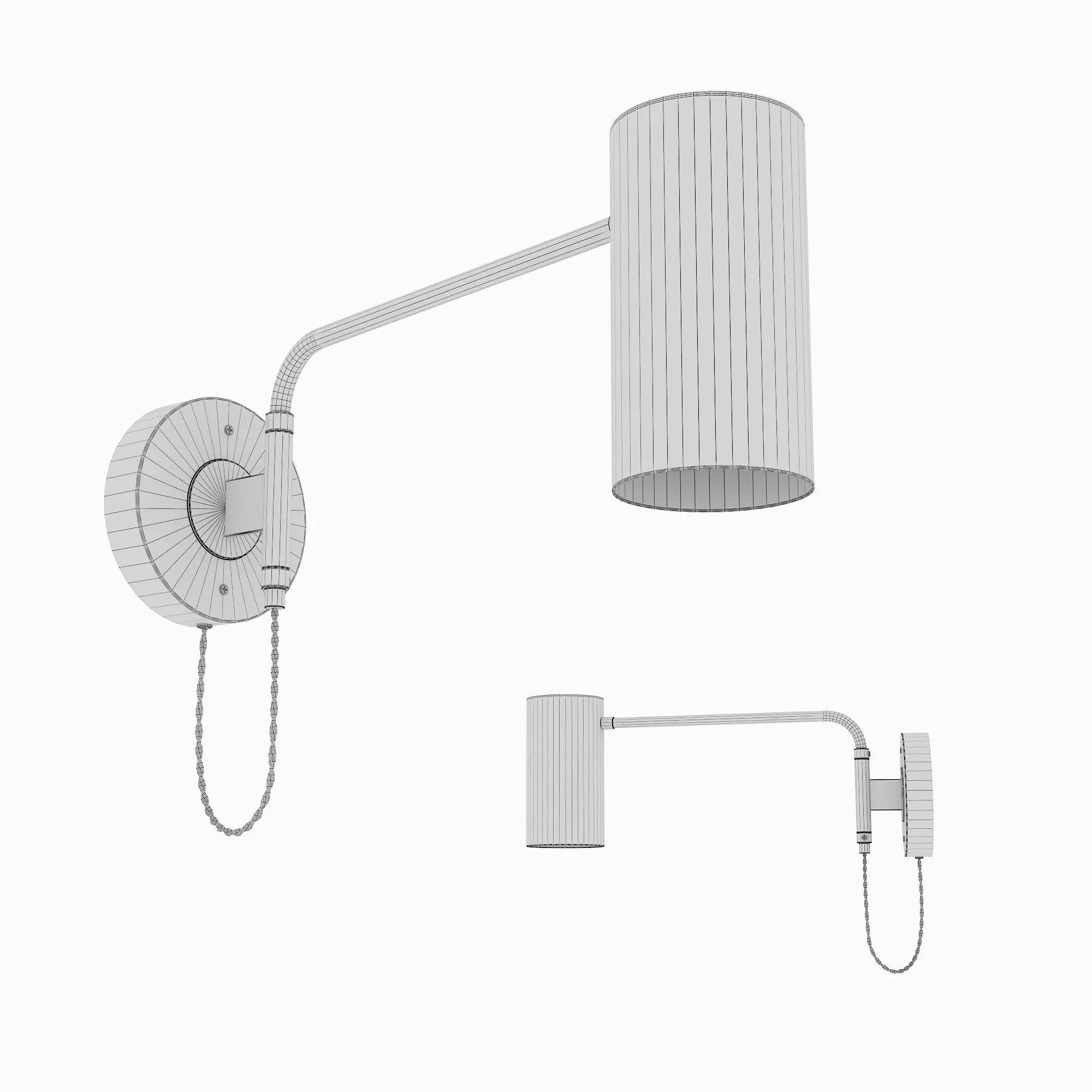 Zossace Wall Light 3D model_1