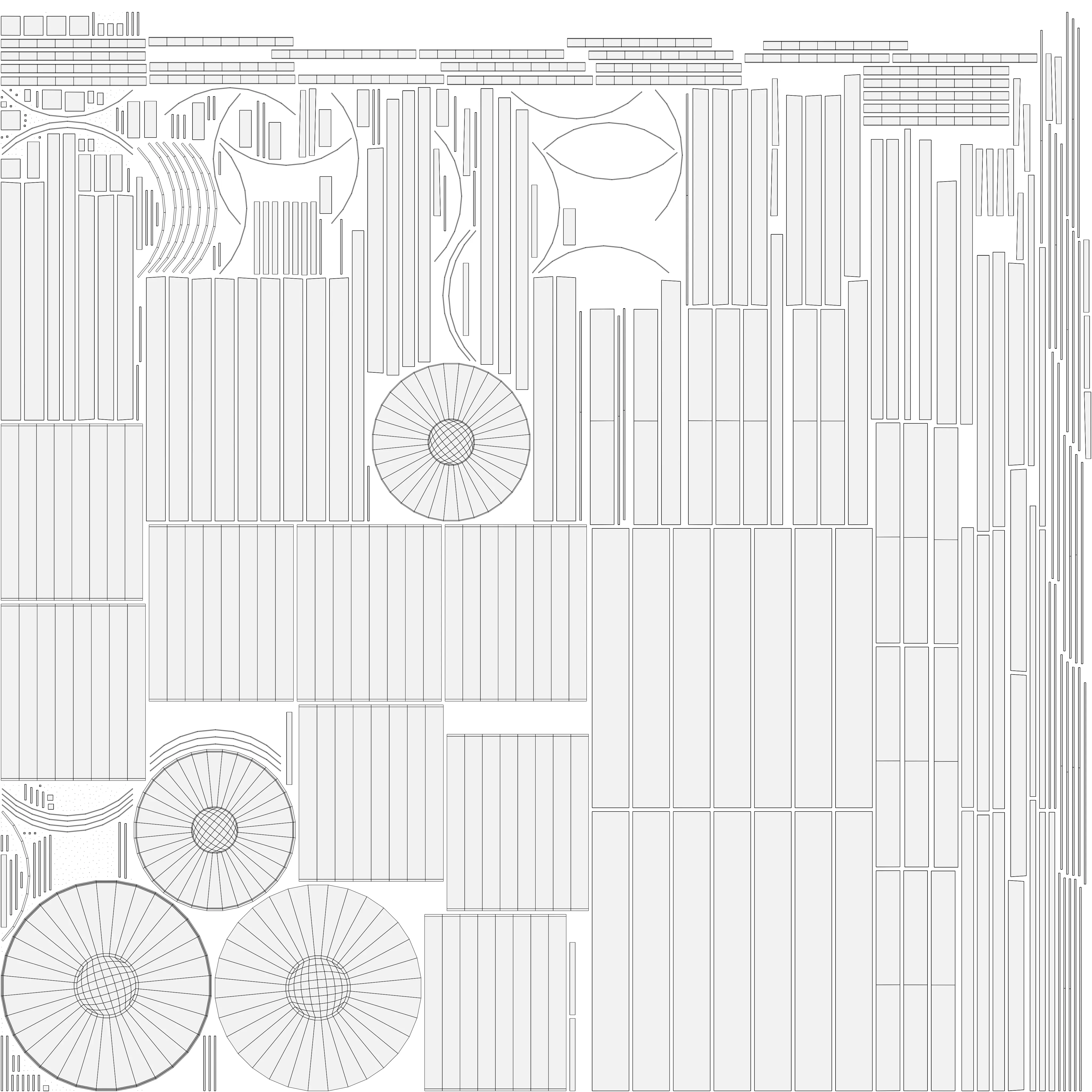 Rustic Water Tower Low-poly 3D model_8