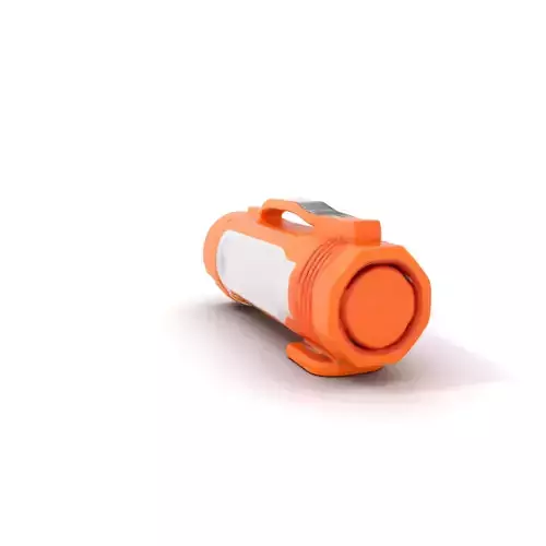 Orange LED Flashlight model pack