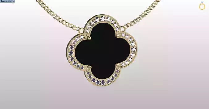 flower ahlambra necklace 