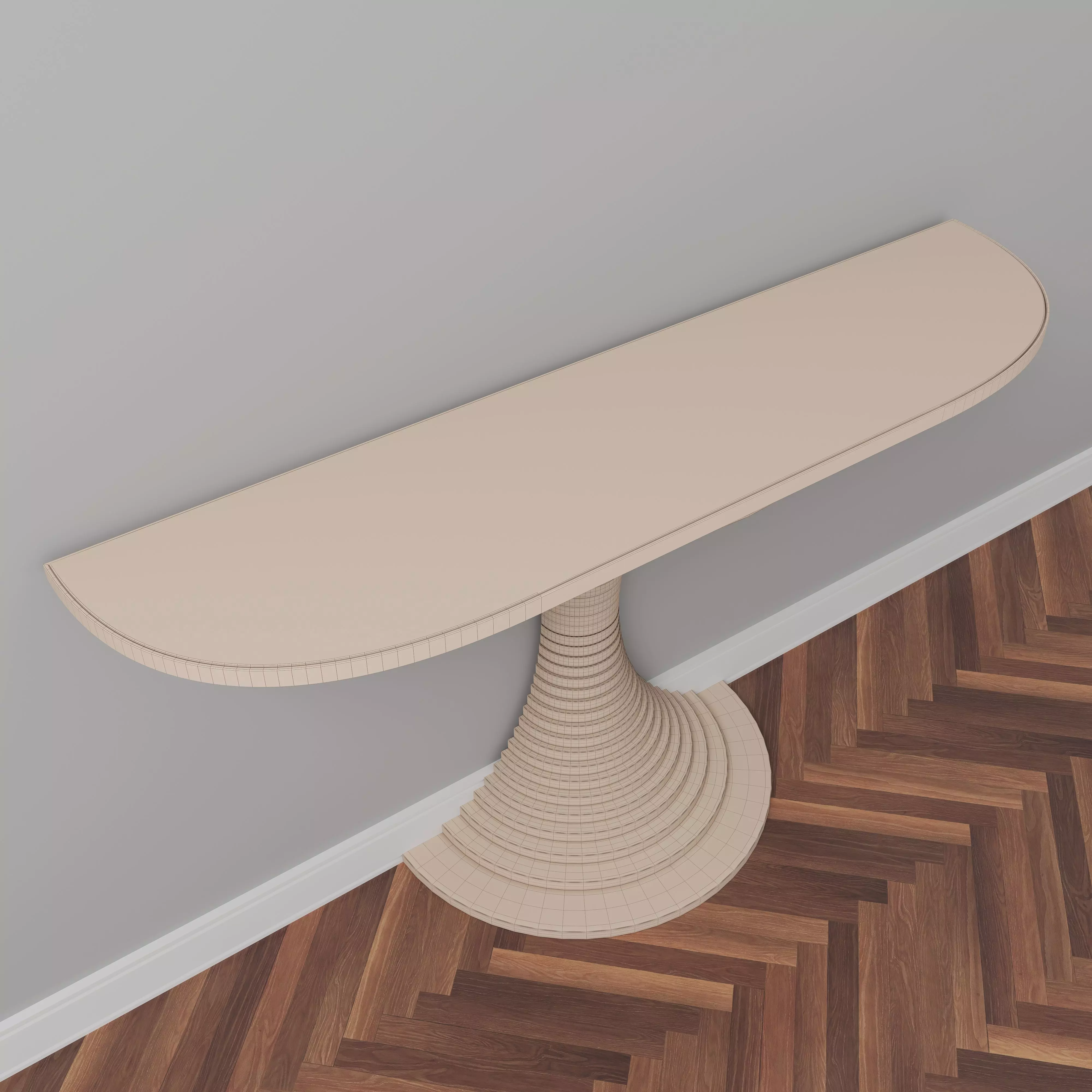 Well Console 3D model_2