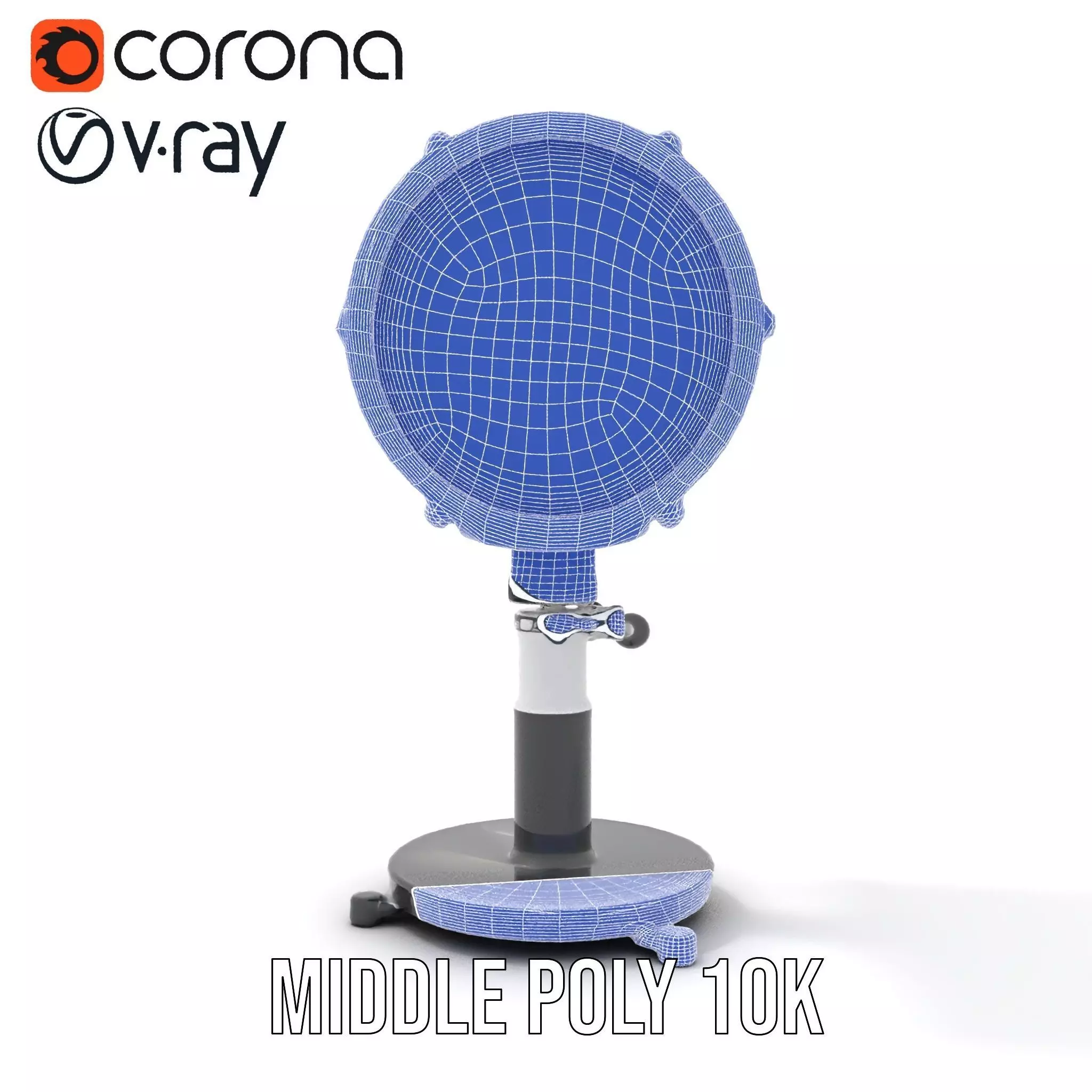 Futuristic Projector with Star Map Model Pack Low-poly 3D model_21