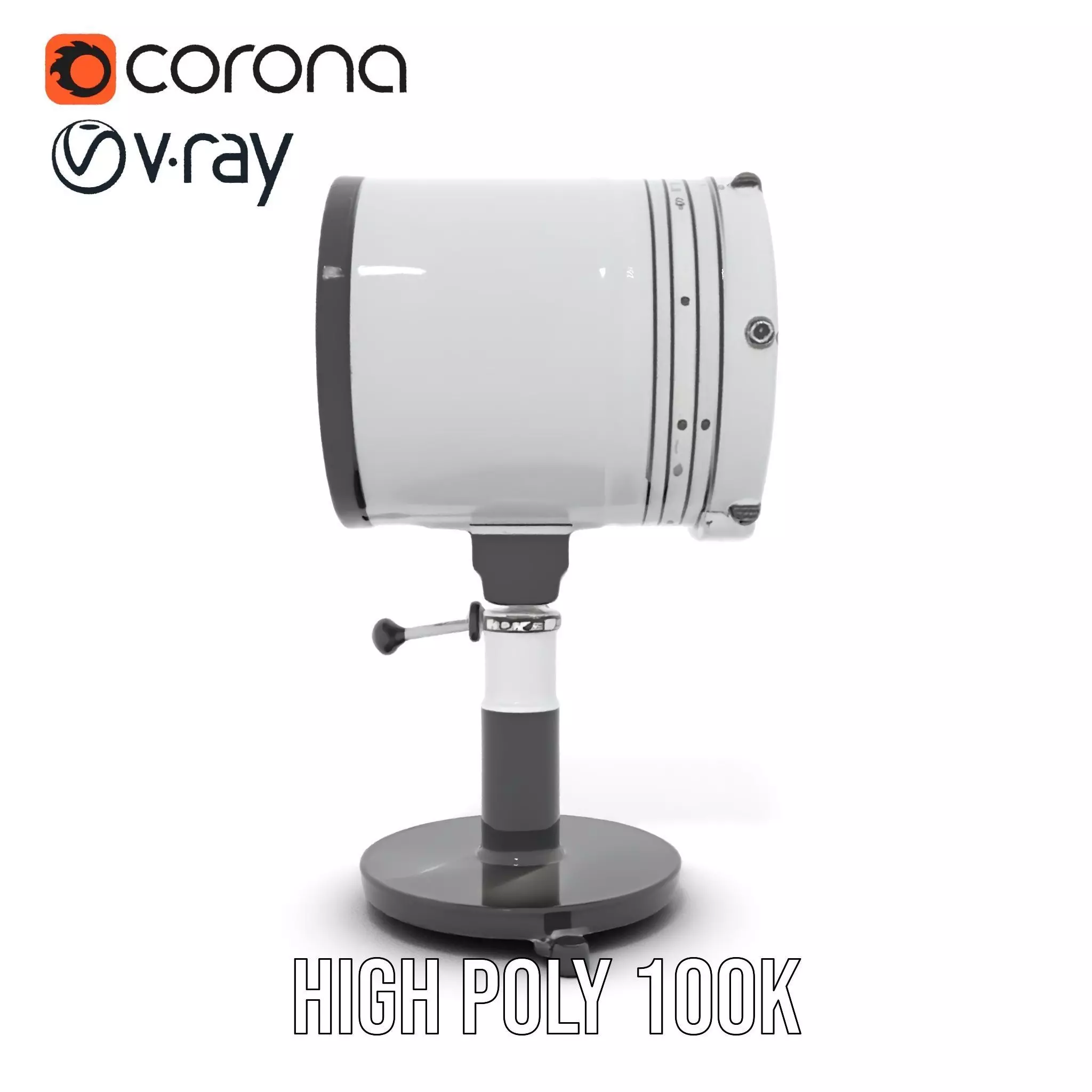 Futuristic Projector with Star Map Model Pack Low-poly 3D model_23