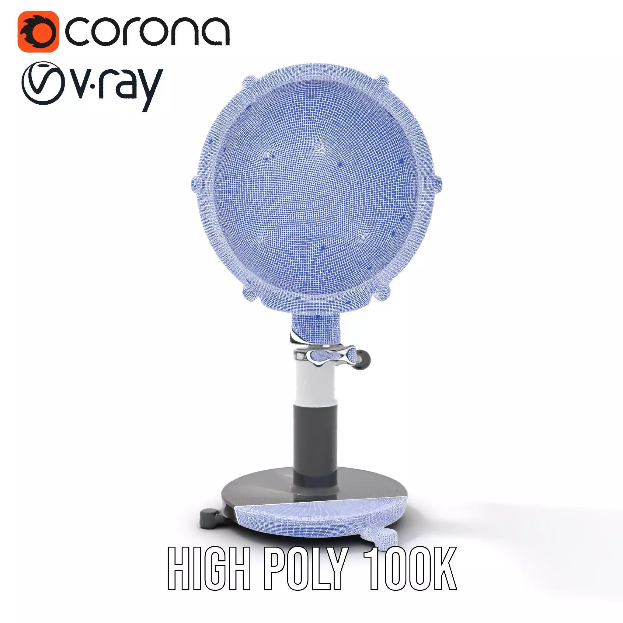 Futuristic Projector with Star Map Model Pack Low-poly 3D model_31