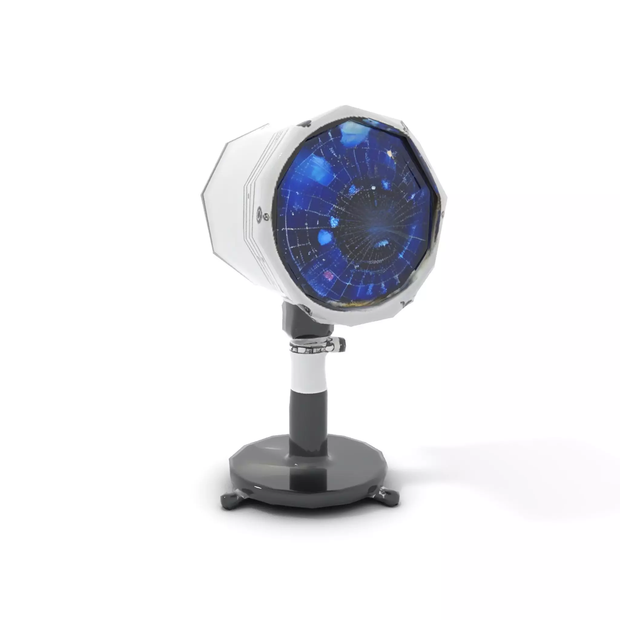 Futuristic Projector with Star Map Model Pack Low-poly 3D model_7