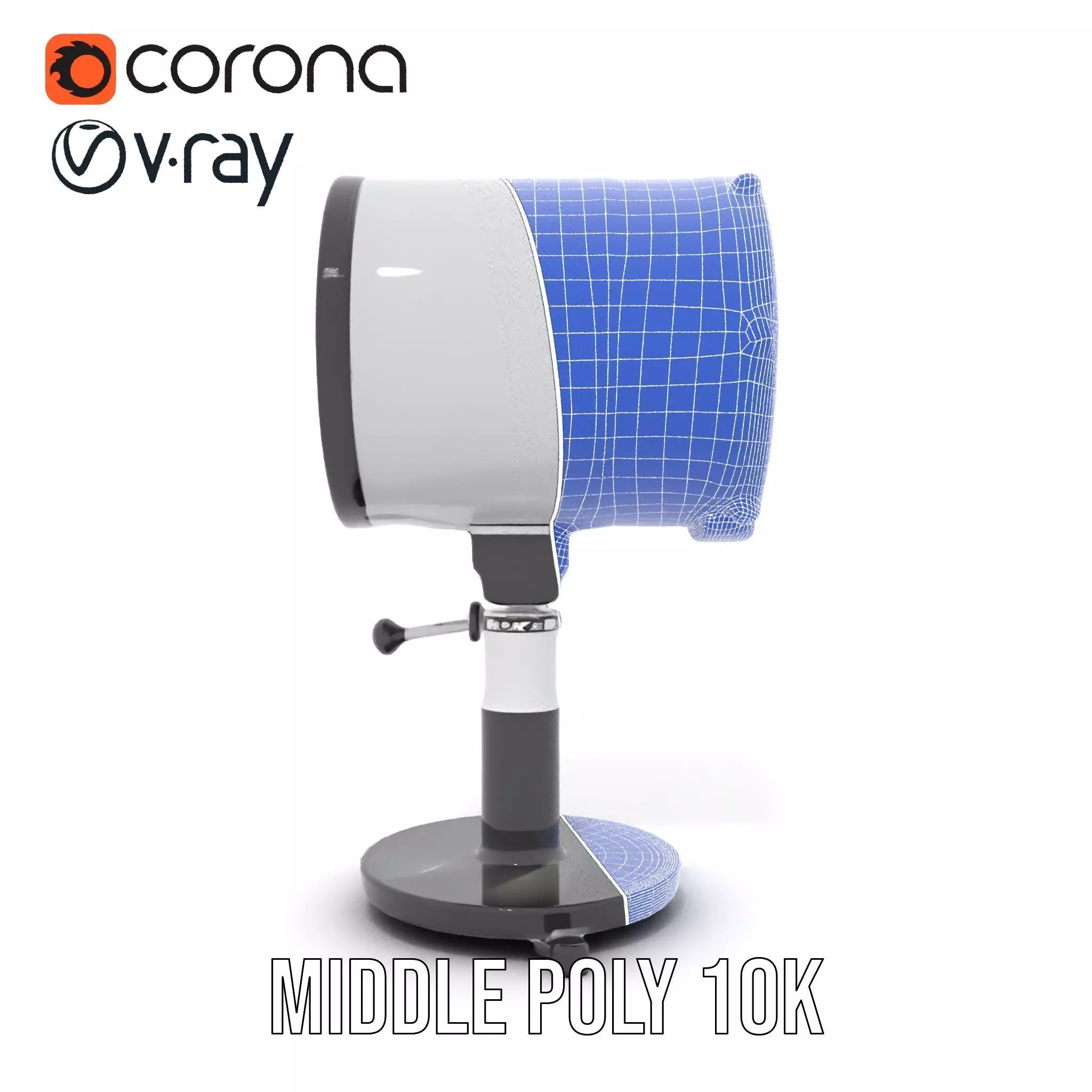 Futuristic Projector with Star Map Model Pack Low-poly 3D model_29