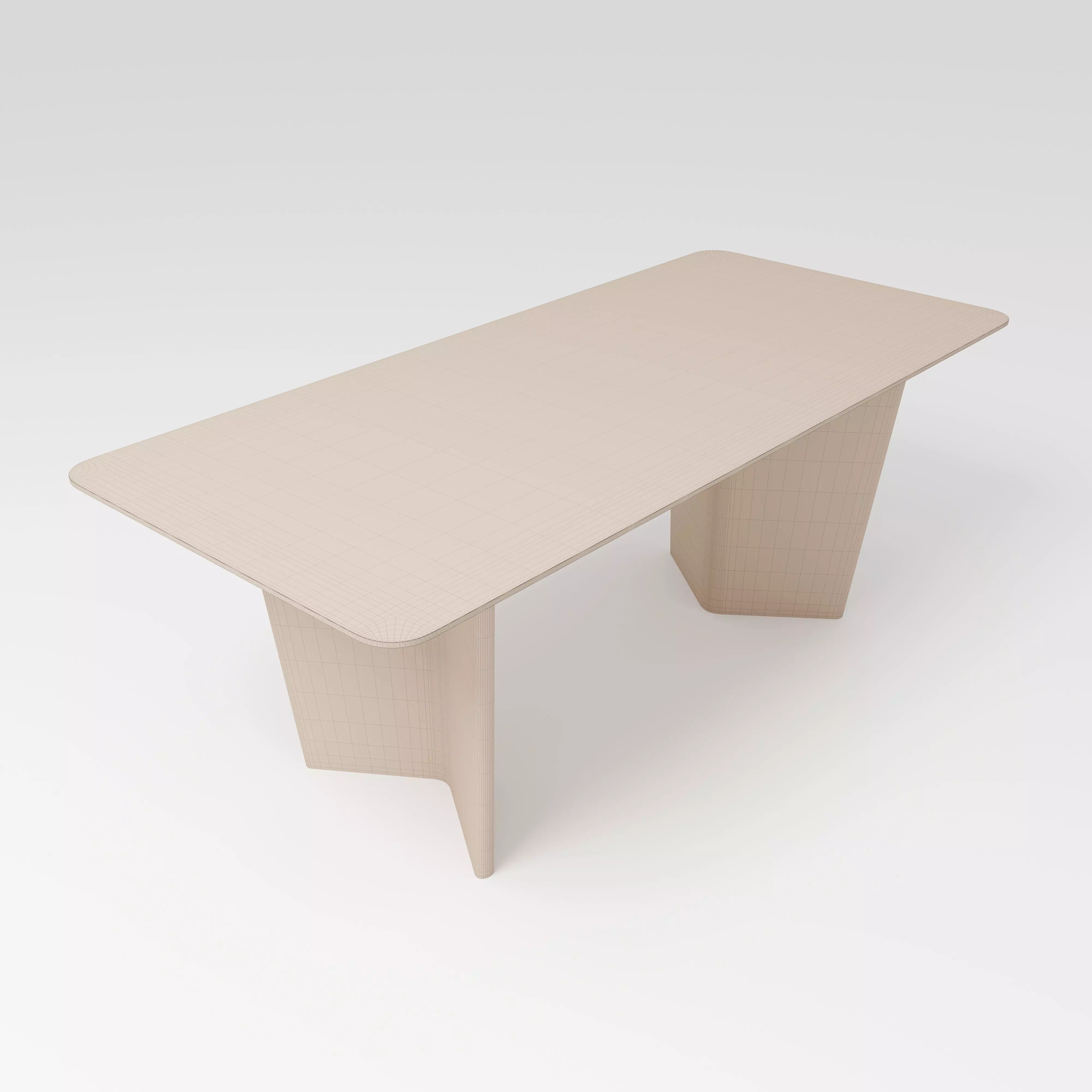 Venda Table 3D model_2