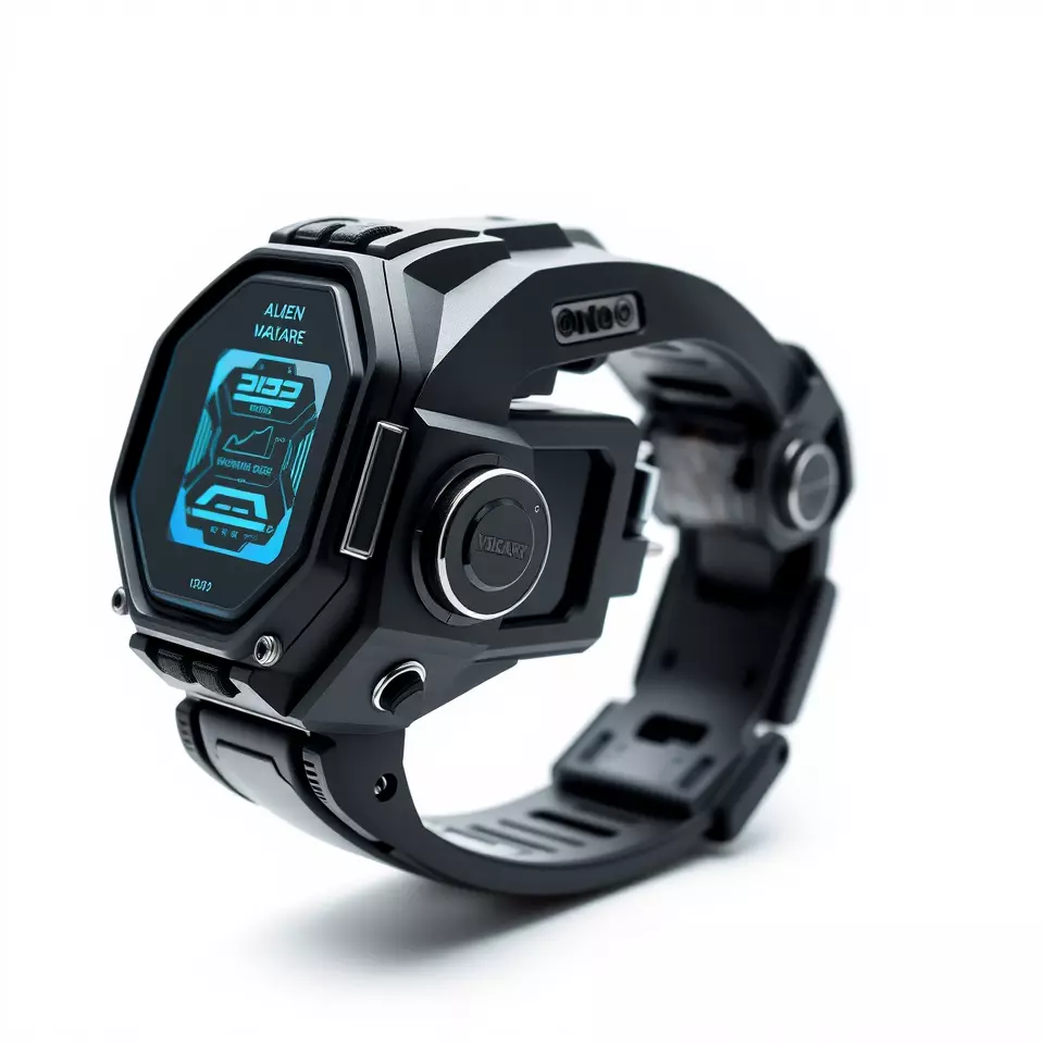 Futuristic Smartwatch Model Pack with Interactive Display Low-poly 3D model_2