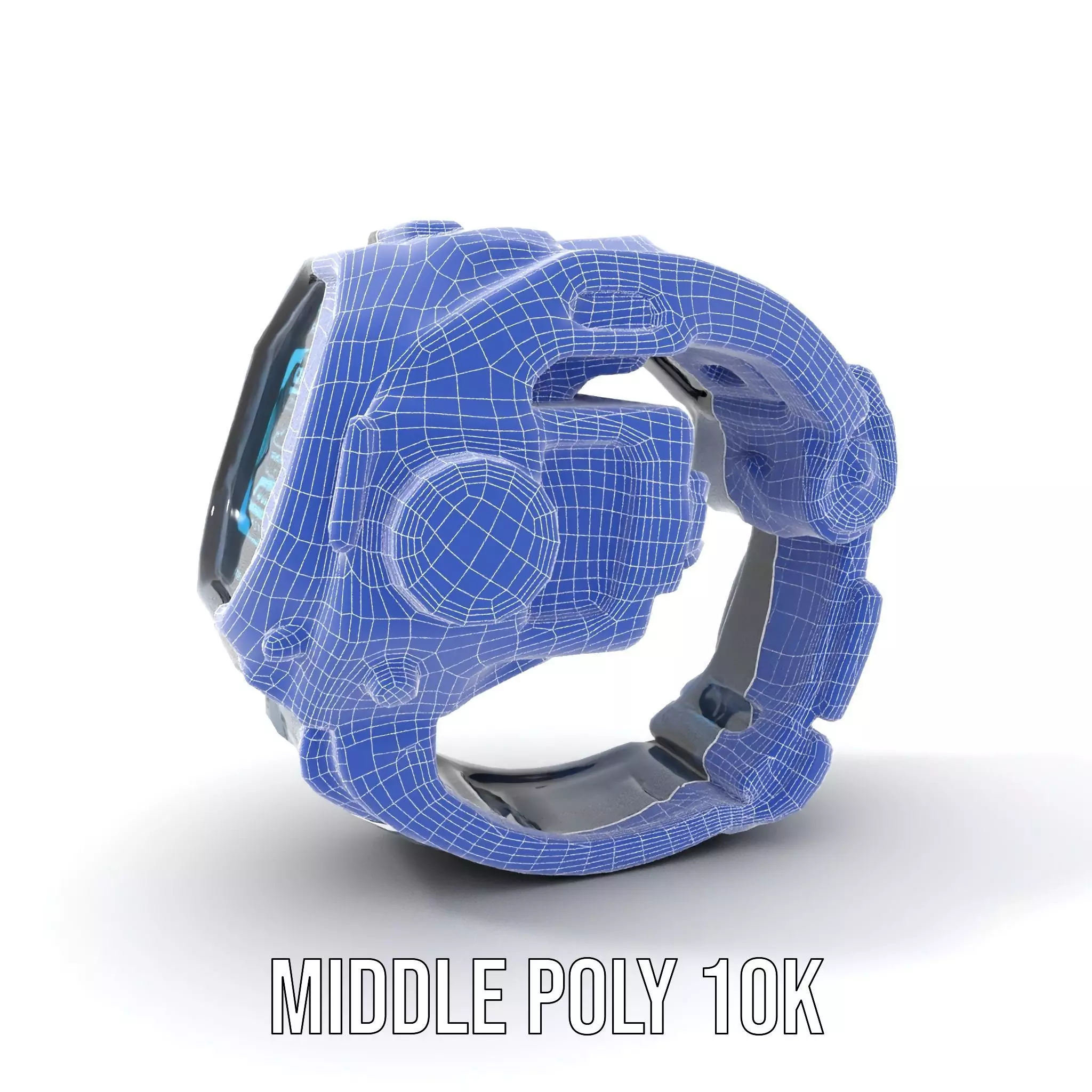 Futuristic Smartwatch Model Pack with Interactive Display Low-poly 3D model_13