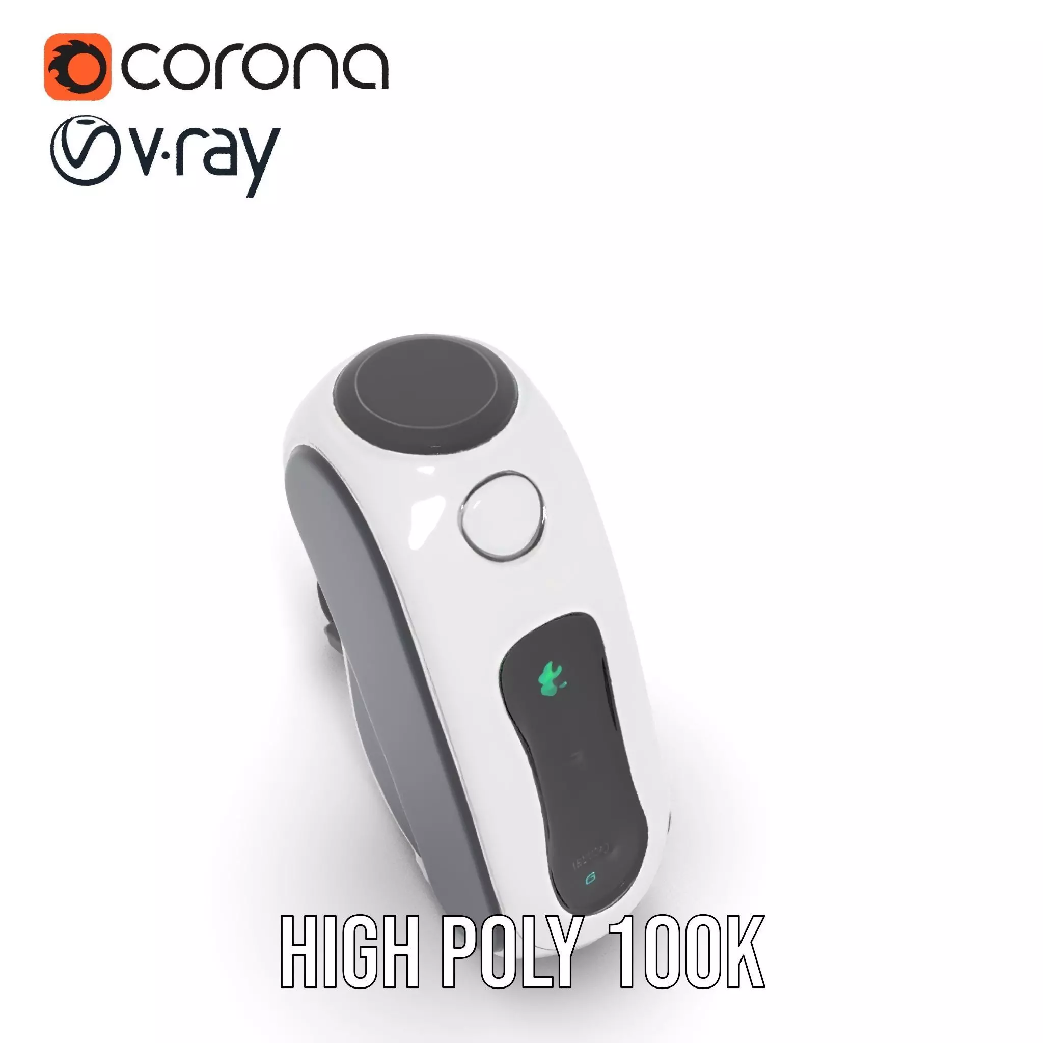 Futuristic Device Charging Dock Model Pack Low-poly 3D model_28