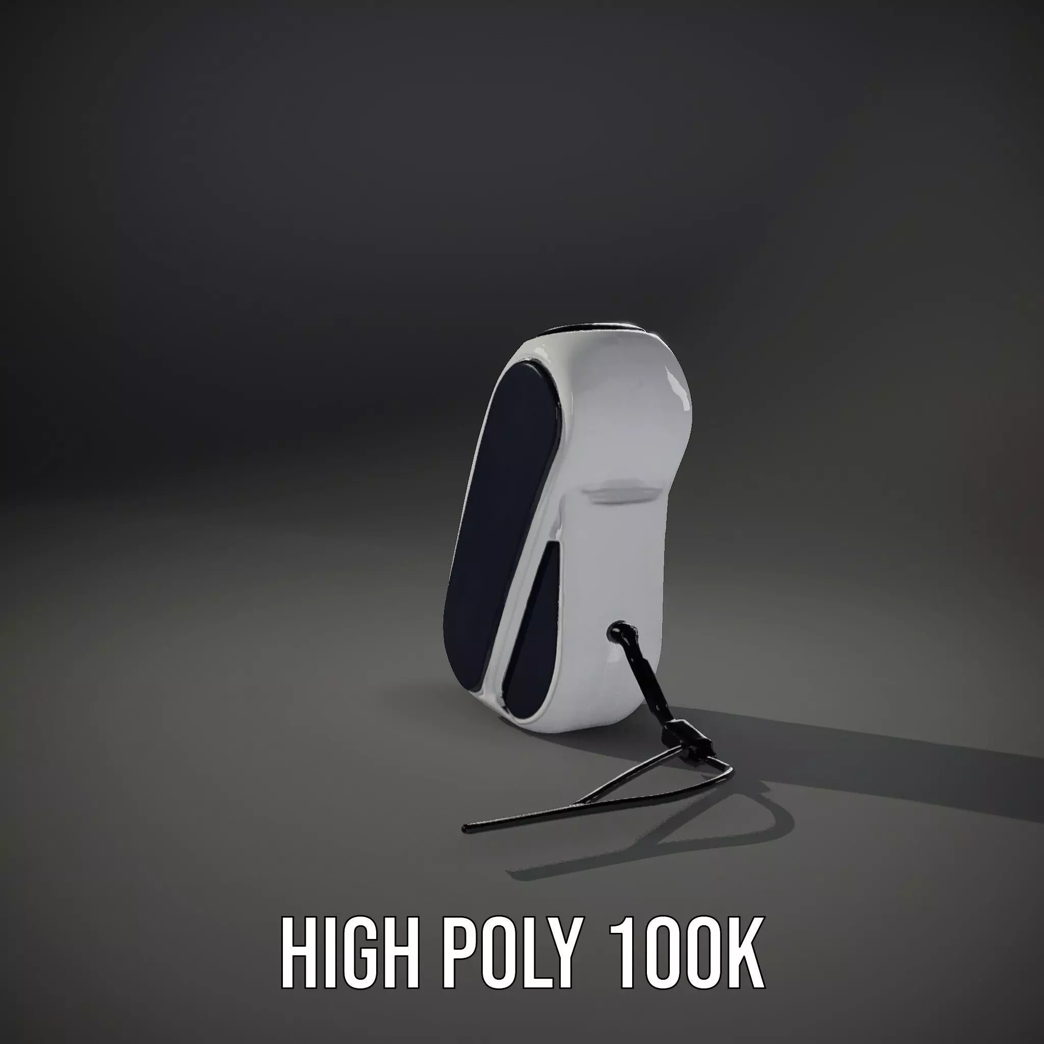 Futuristic Device Charging Dock Model Pack Low-poly 3D model_10