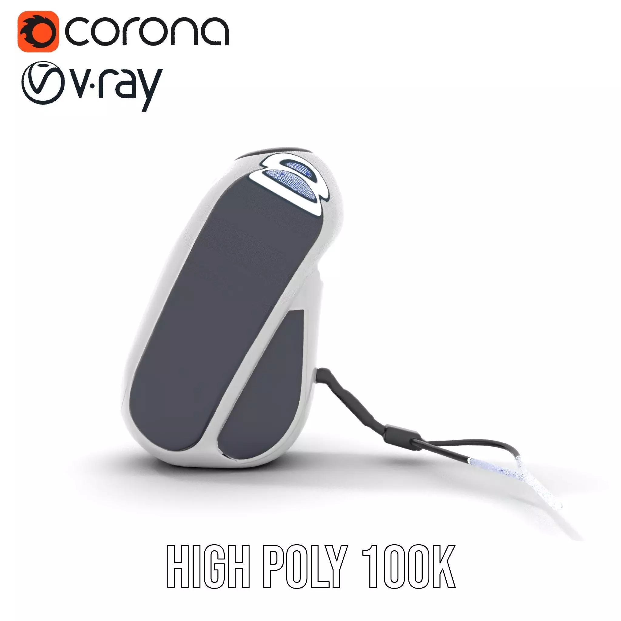 Futuristic Device Charging Dock Model Pack Low-poly 3D model_34