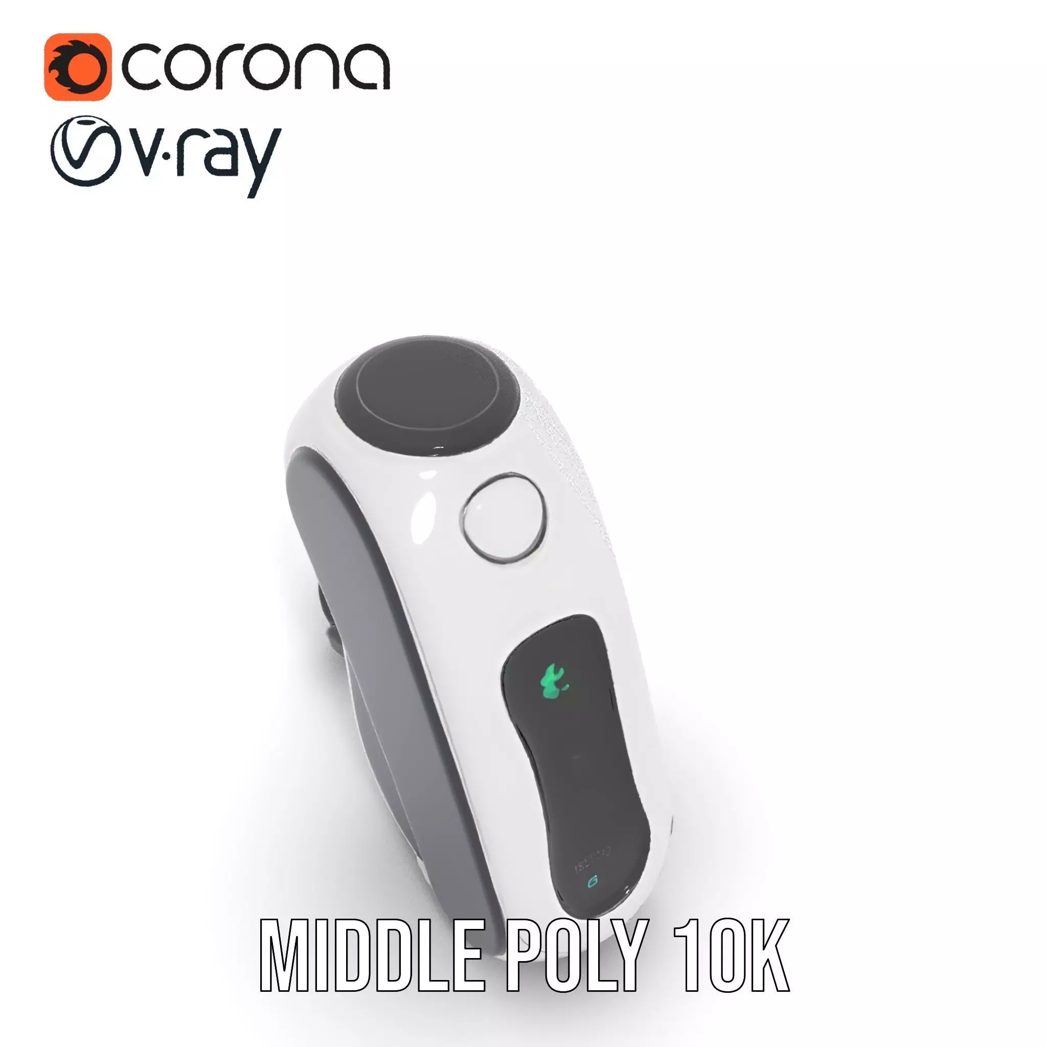 Futuristic Device Charging Dock Model Pack Low-poly 3D model_29