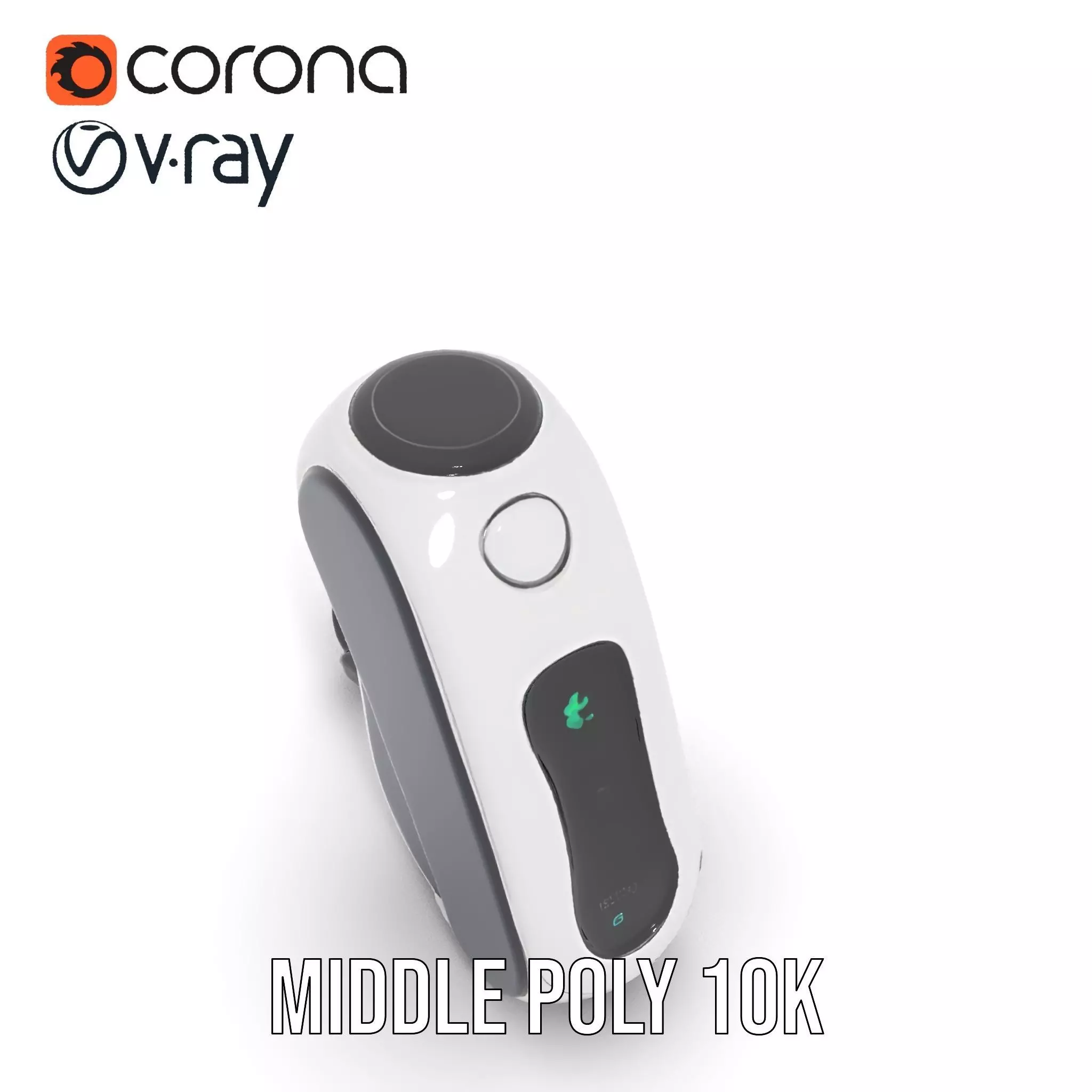 Futuristic Device Charging Dock Model Pack Low-poly 3D model_5