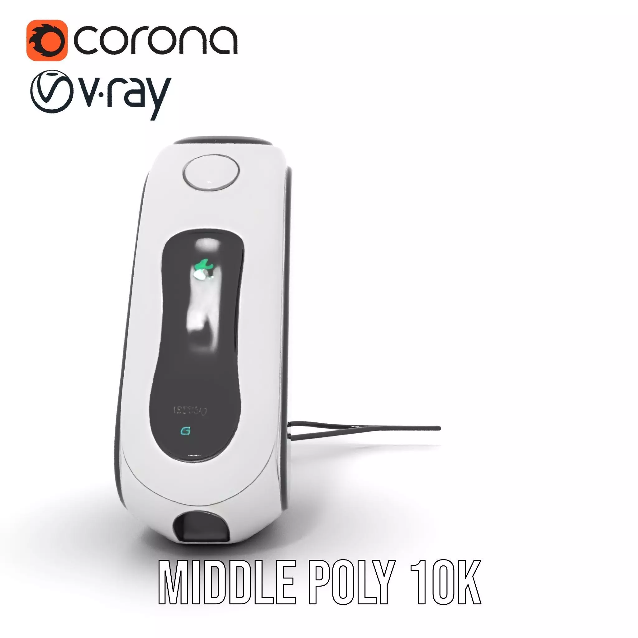 Futuristic Device Charging Dock Model Pack Low-poly 3D model_18