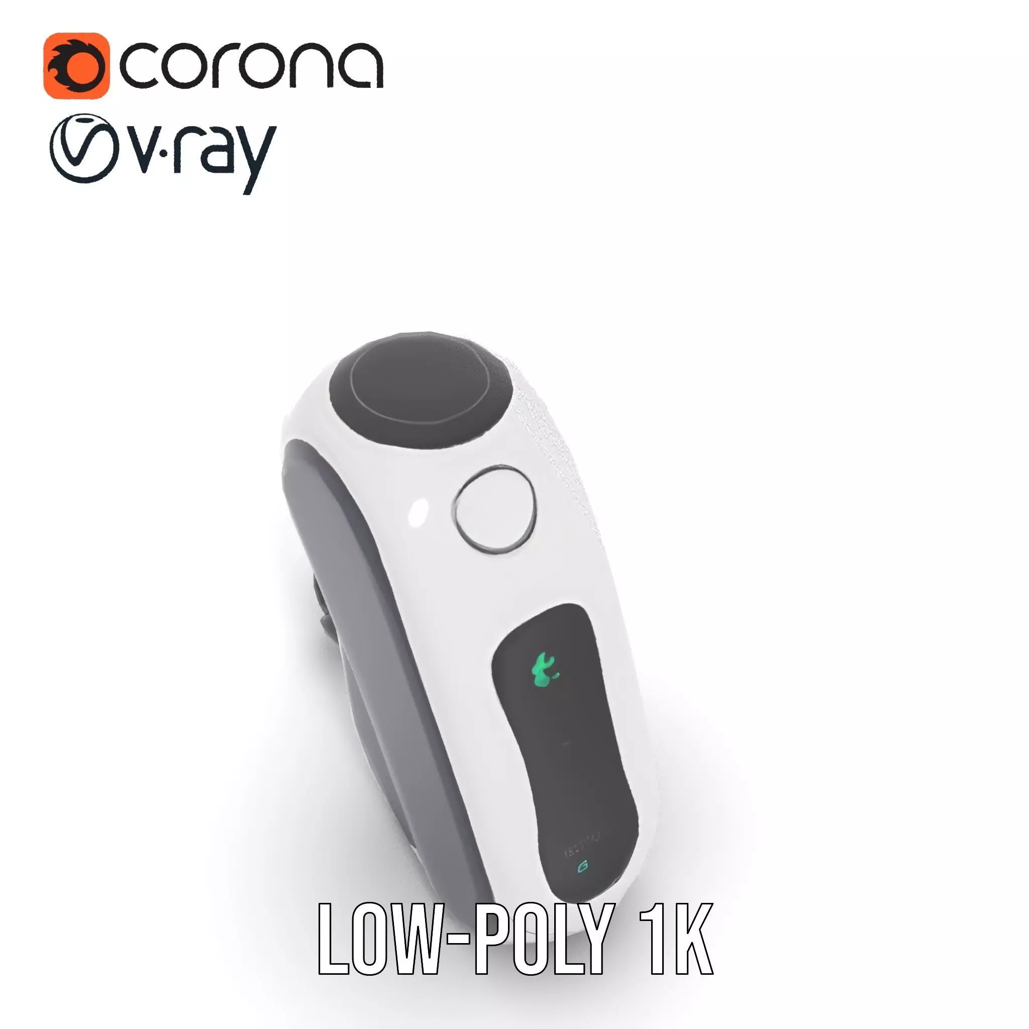 Futuristic Device Charging Dock Model Pack Low-poly 3D model_27