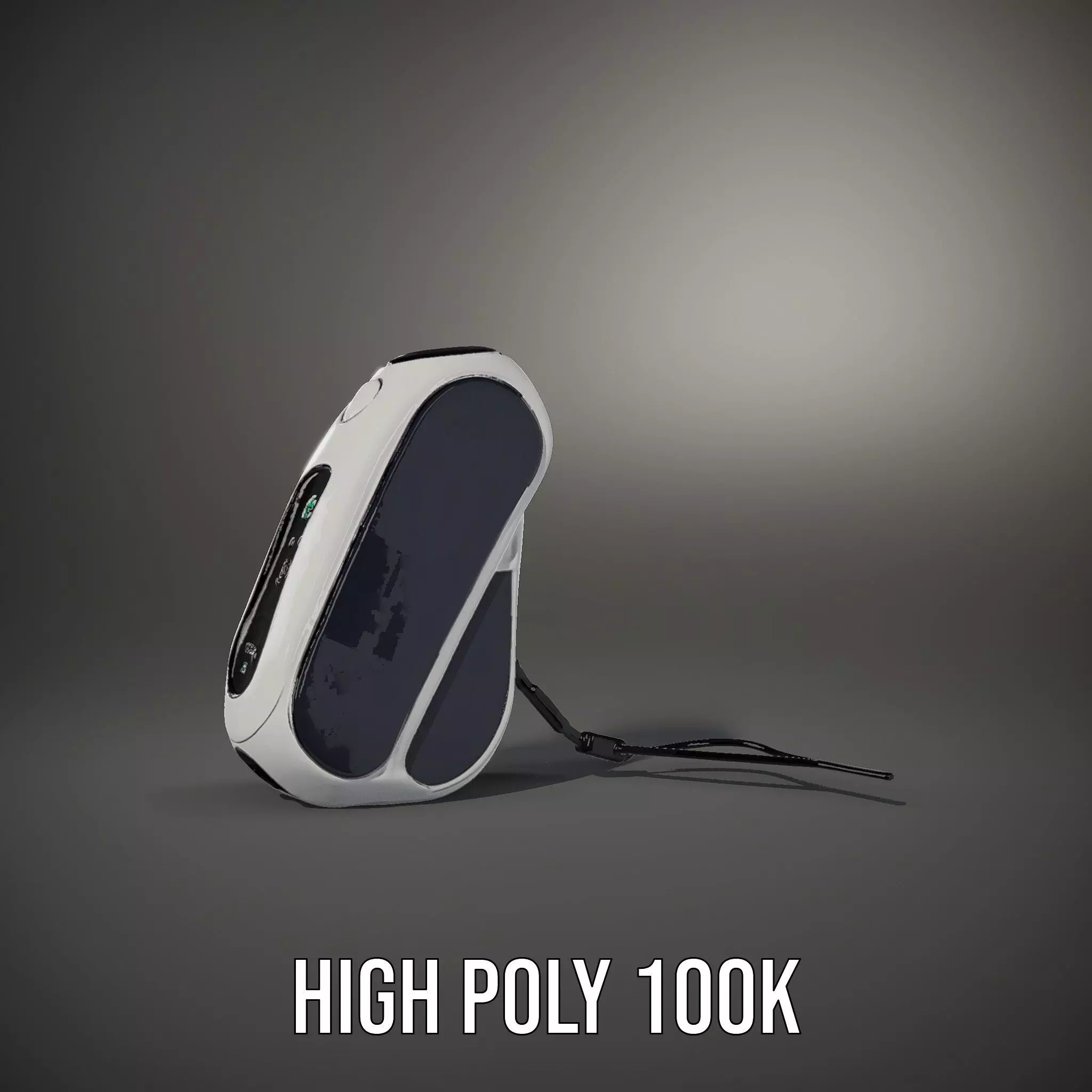 Futuristic Device Charging Dock Model Pack Low-poly 3D model_8