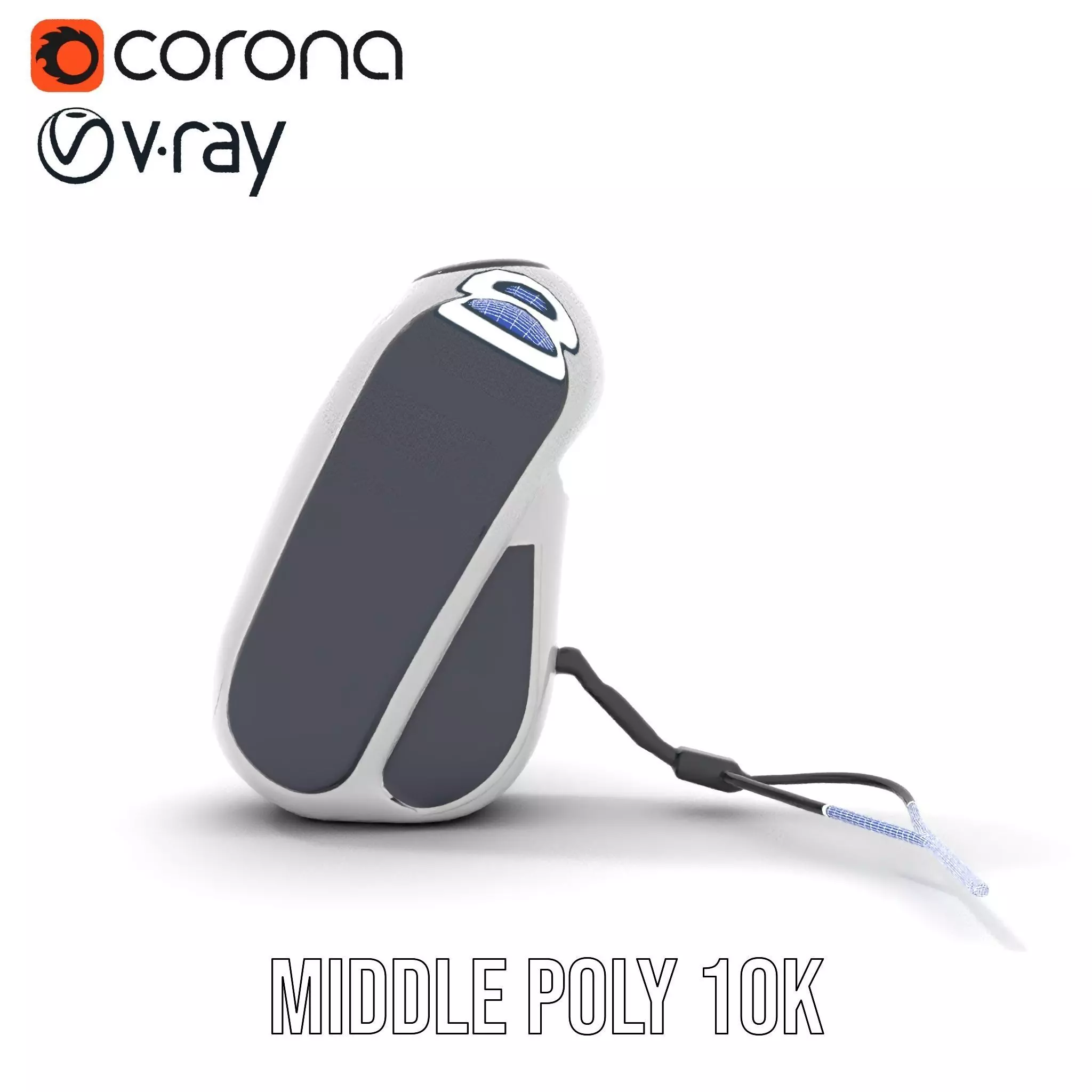 Futuristic Device Charging Dock Model Pack Low-poly 3D model_20